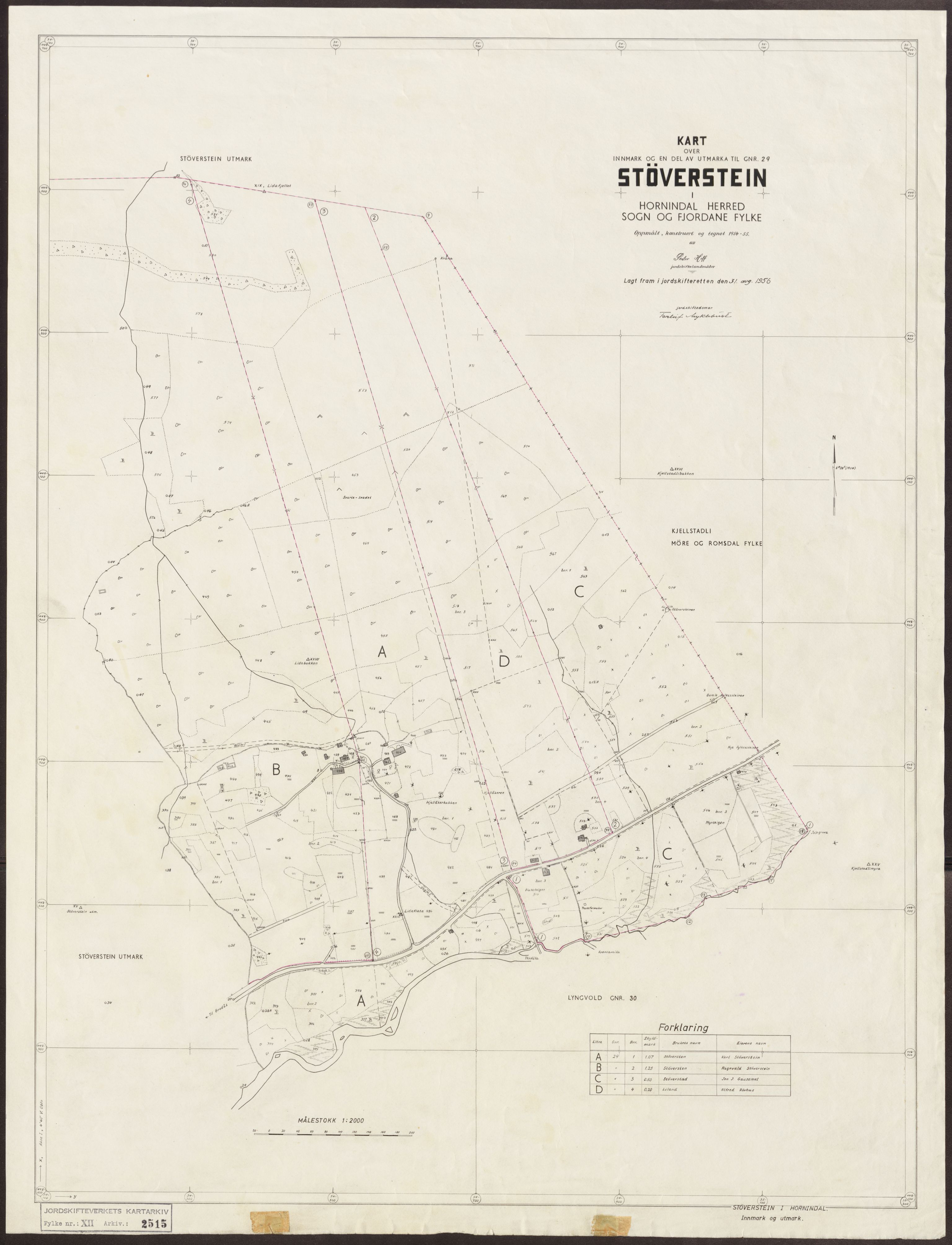Jordskifteverkets kartarkiv, RA/S-3929/T, 1859-1988, p. 3091
