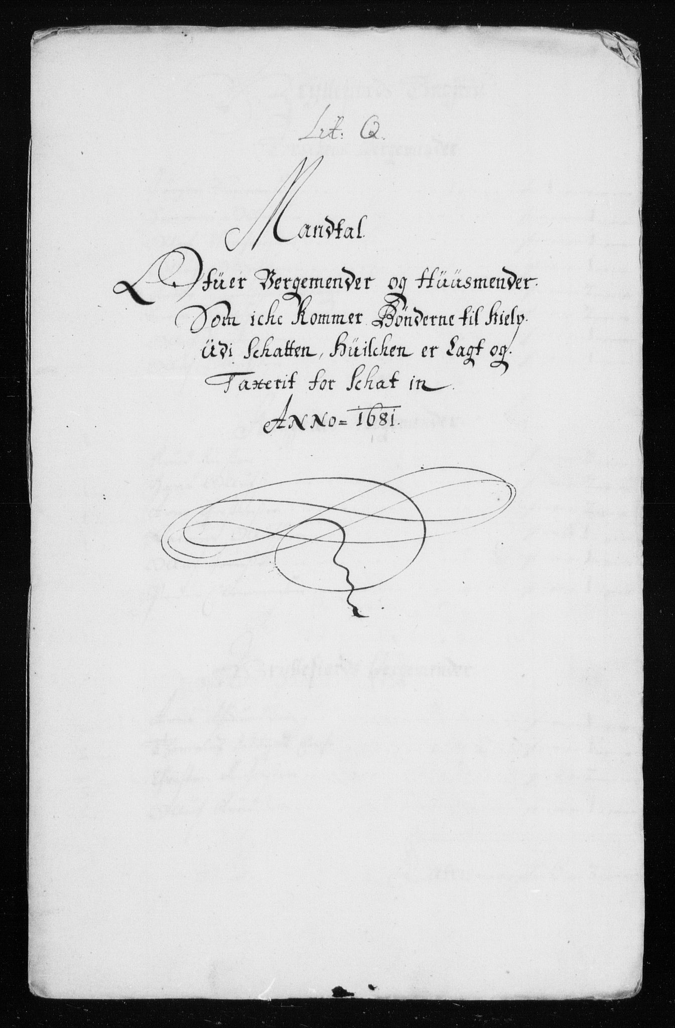 Rentekammeret inntil 1814, Reviderte regnskaper, Stiftamtstueregnskaper, Trondheim stiftamt og Nordland amt, AV/RA-EA-6044/R/Rh/L0008: Nordland amt, 1681