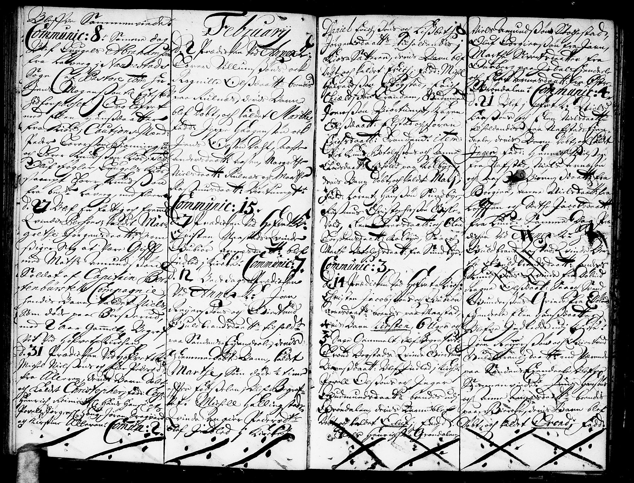 Ullensaker prestekontor Kirkebøker, AV/SAO-A-10236a/F/Fa/L0002: Parish register (official) no. I 2, 1702-1710