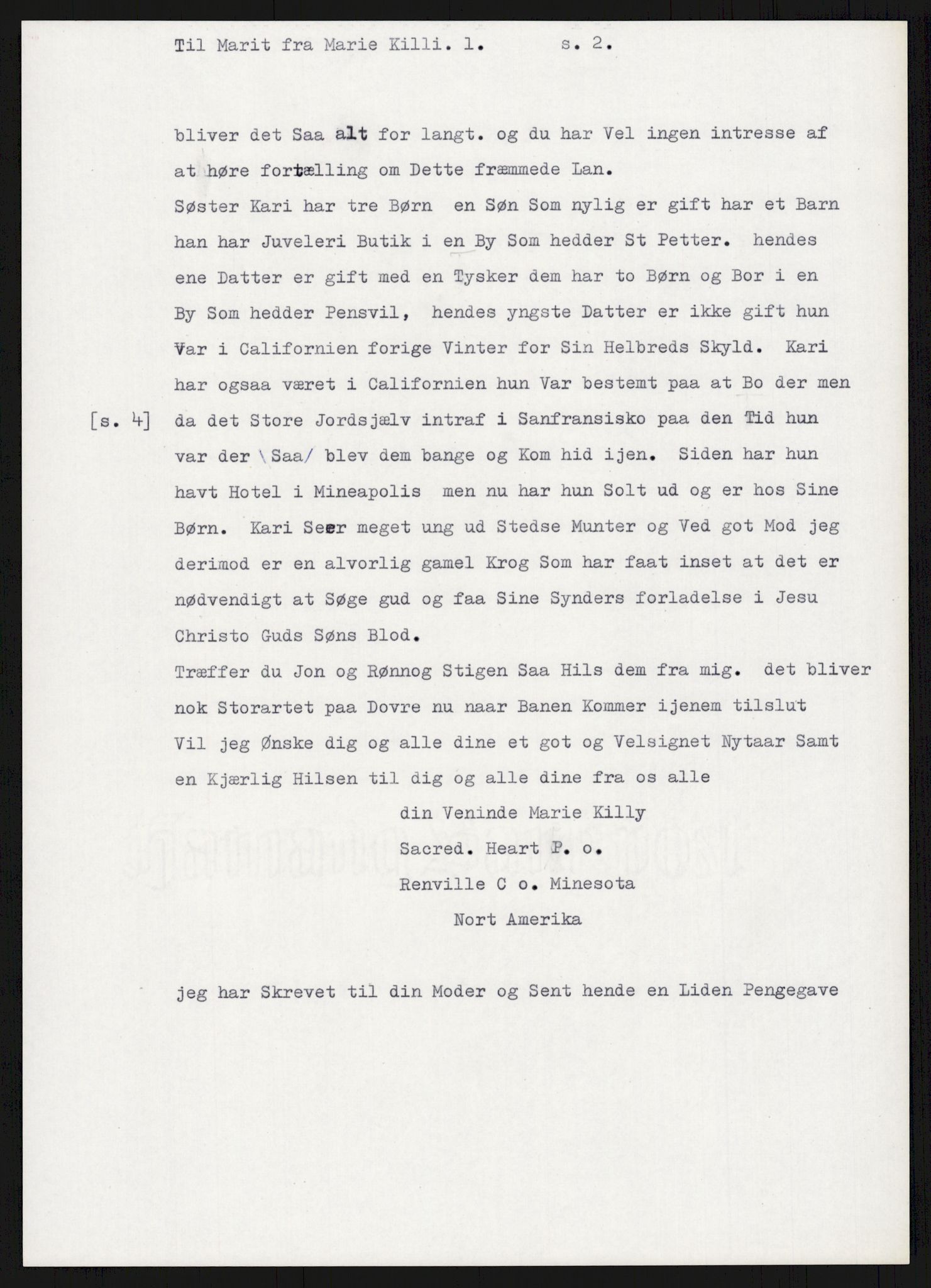 Samlinger til kildeutgivelse, Amerikabrevene, AV/RA-EA-4057/F/L0015: Innlån fra Oppland: Sæteren - Vigerust, 1838-1914, p. 399
