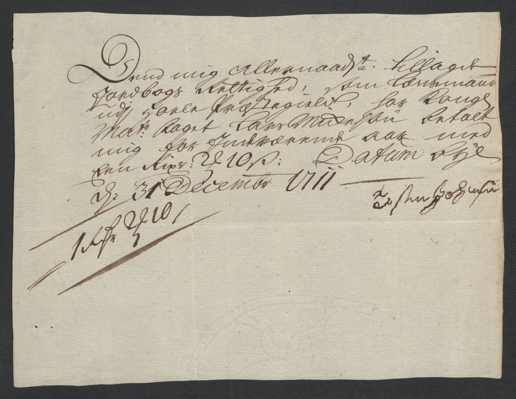 Rentekammeret inntil 1814, Reviderte regnskaper, Fogderegnskap, AV/RA-EA-4092/R23/L1469: Fogderegnskap Ringerike og Hallingdal, 1711, p. 200