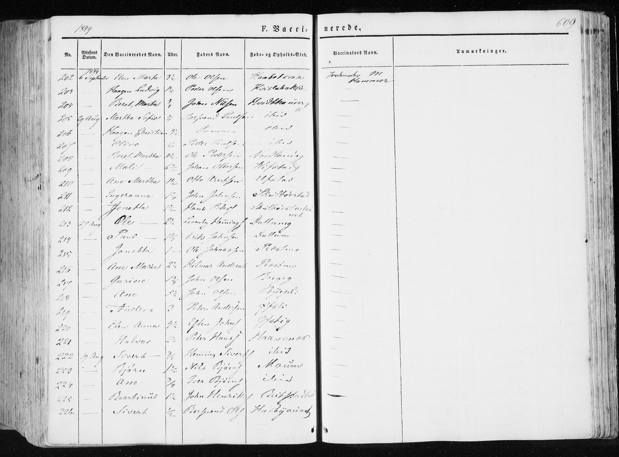 Ministerialprotokoller, klokkerbøker og fødselsregistre - Nord-Trøndelag, AV/SAT-A-1458/709/L0074: Parish register (official) no. 709A14, 1845-1858, p. 609