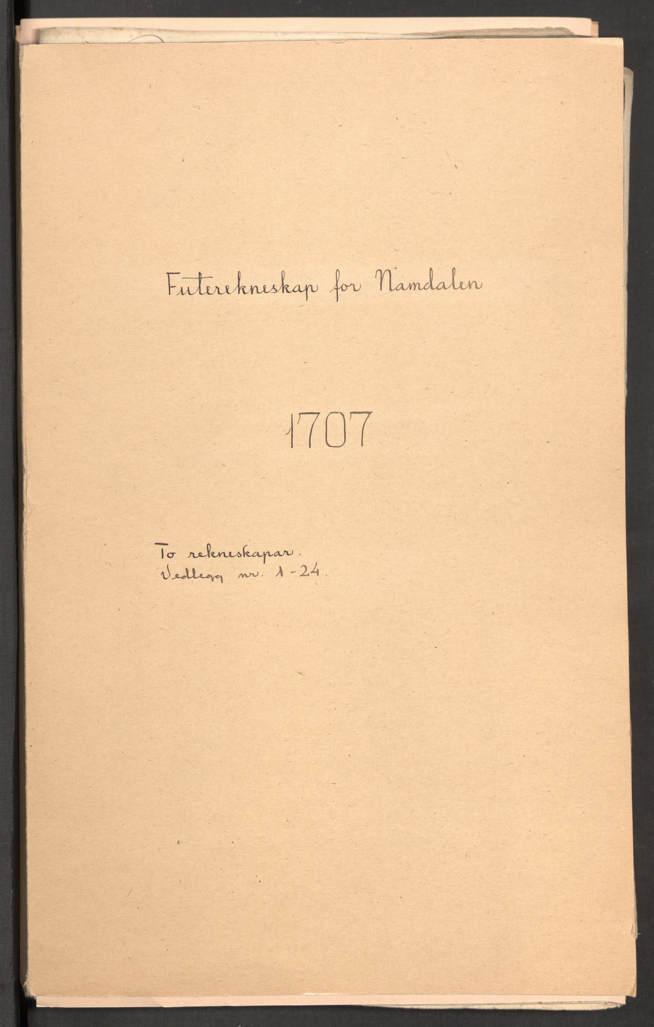 Rentekammeret inntil 1814, Reviderte regnskaper, Fogderegnskap, AV/RA-EA-4092/R64/L4430: Fogderegnskap Namdal, 1707-1708, p. 2