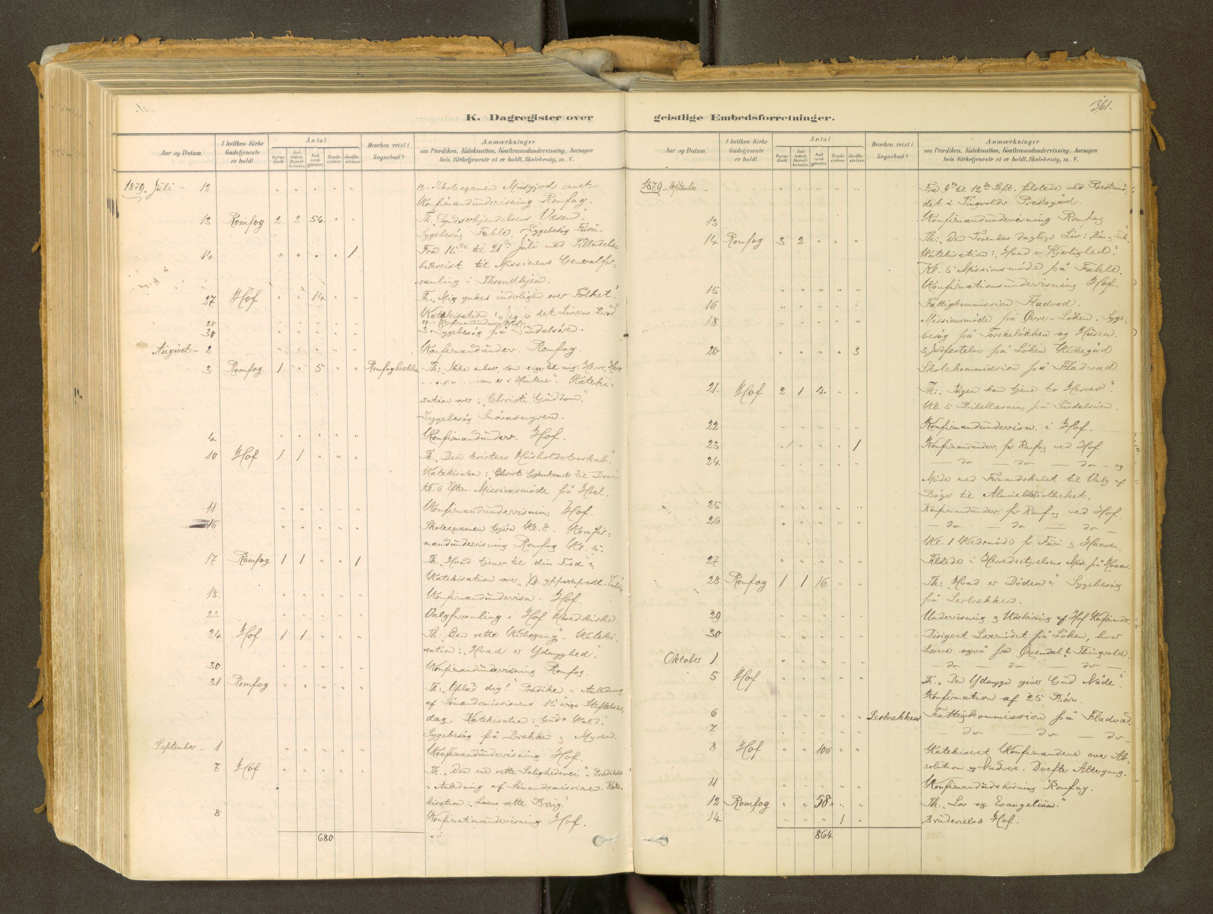 Sunndal sokneprestkontor, SAT/A-1085/1/I/I1/I1a: Parish register (official) no. 2, 1877-1914, p. 361