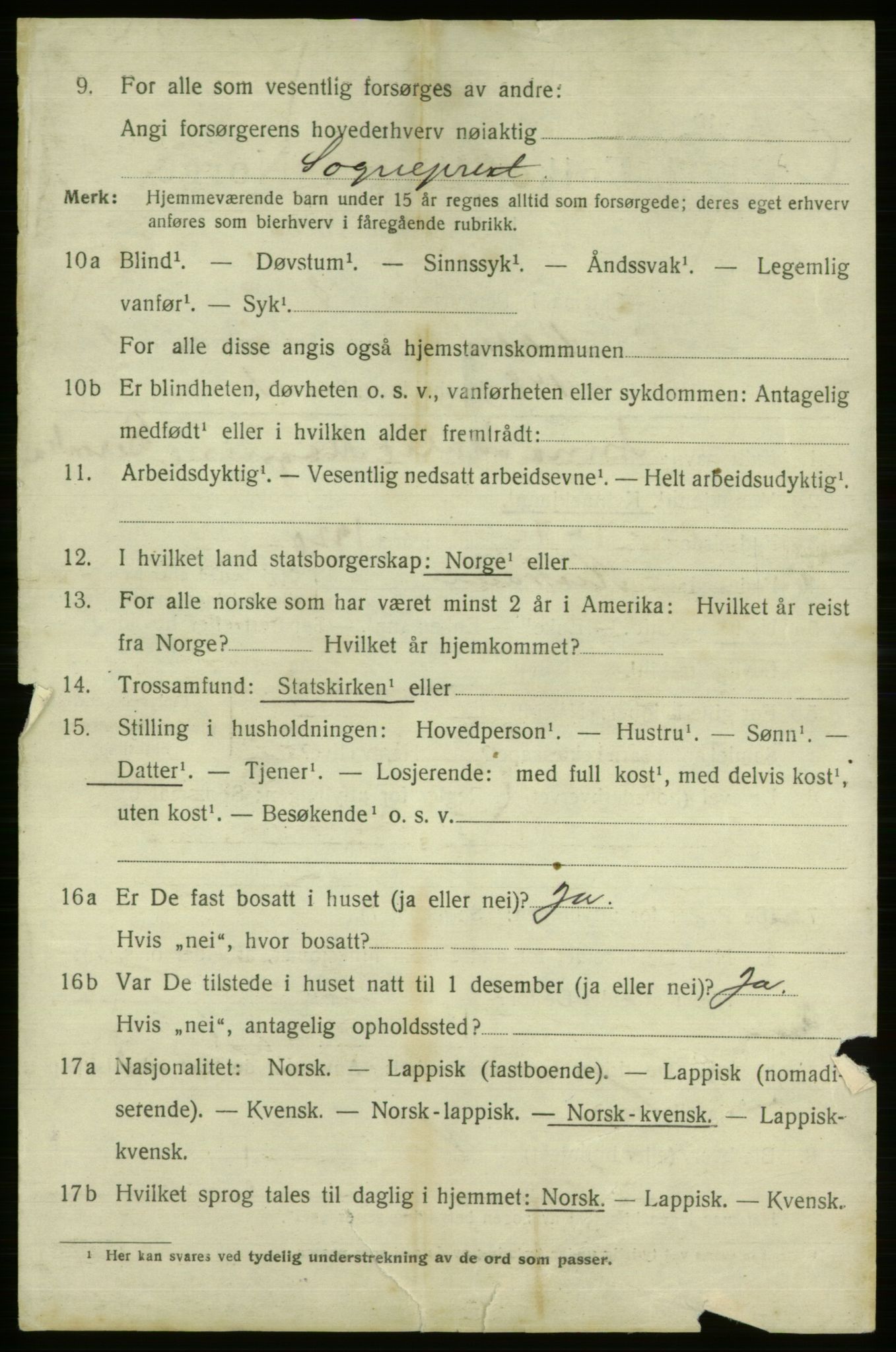 SATØ, 1920 census for Vadsø, 1920, p. 5311