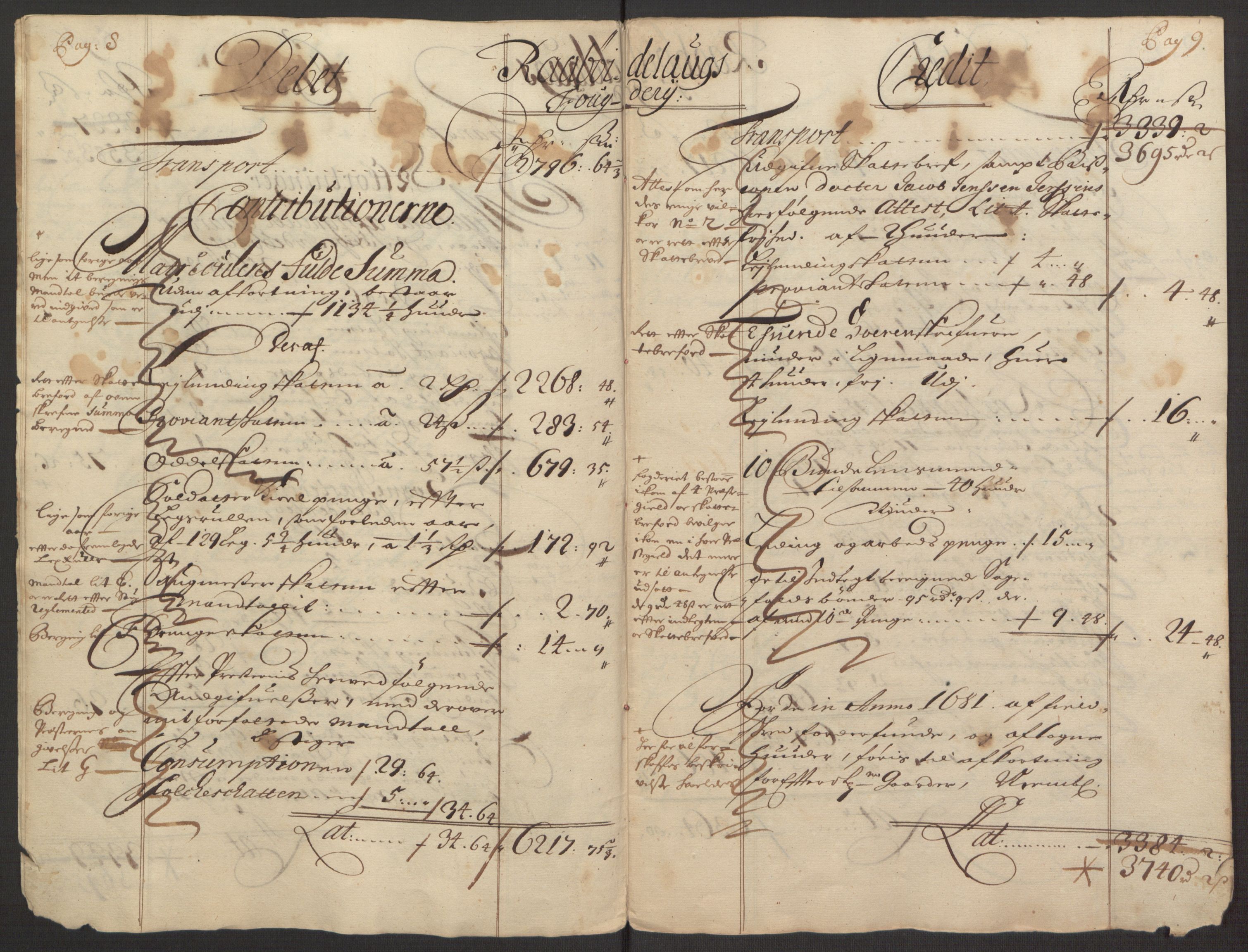 Rentekammeret inntil 1814, Reviderte regnskaper, Fogderegnskap, AV/RA-EA-4092/R40/L2444: Fogderegnskap Råbyggelag, 1693-1696, p. 7