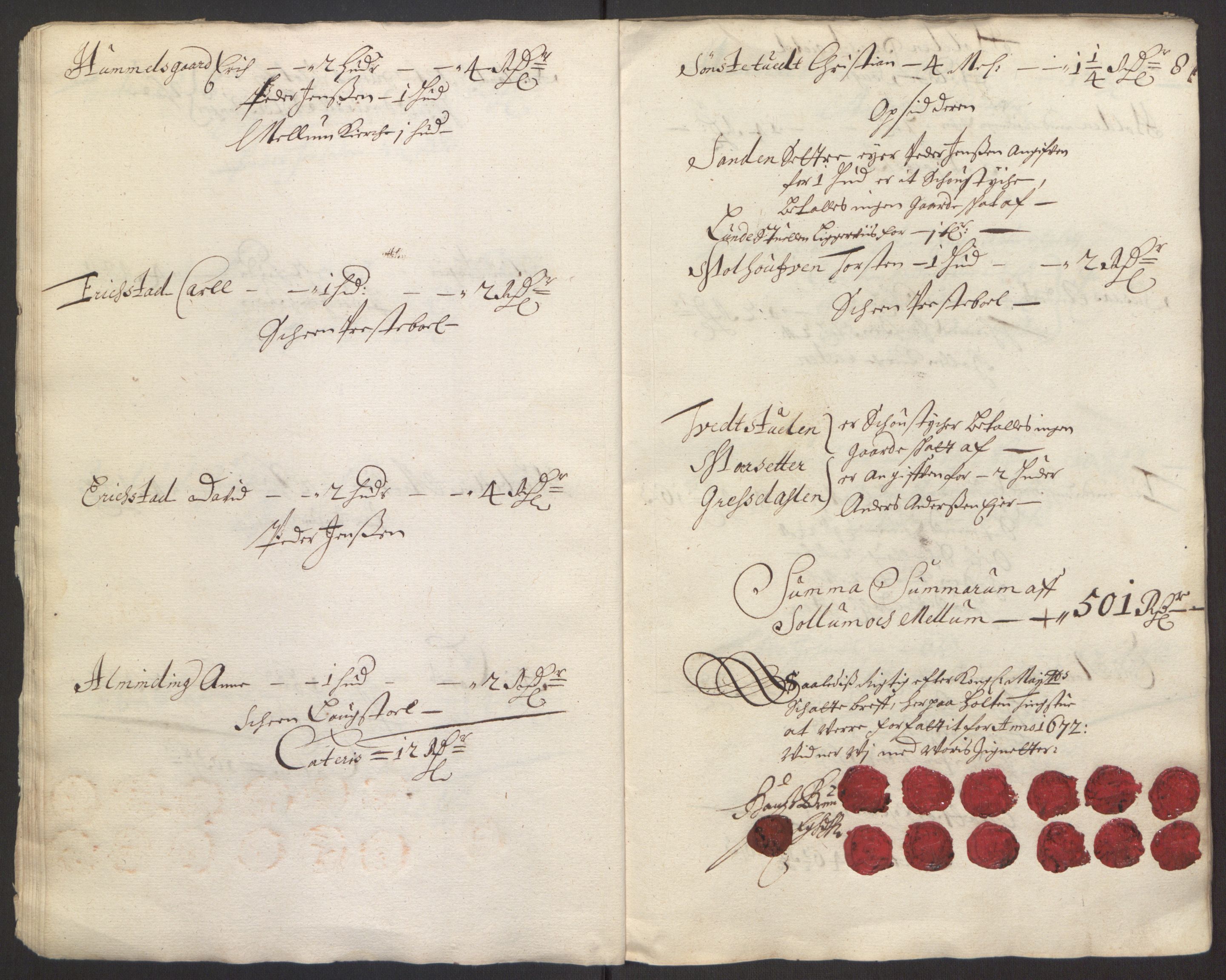 Rentekammeret inntil 1814, Reviderte regnskaper, Fogderegnskap, AV/RA-EA-4092/R35/L2060: Fogderegnskap Øvre og Nedre Telemark, 1671-1672, p. 237