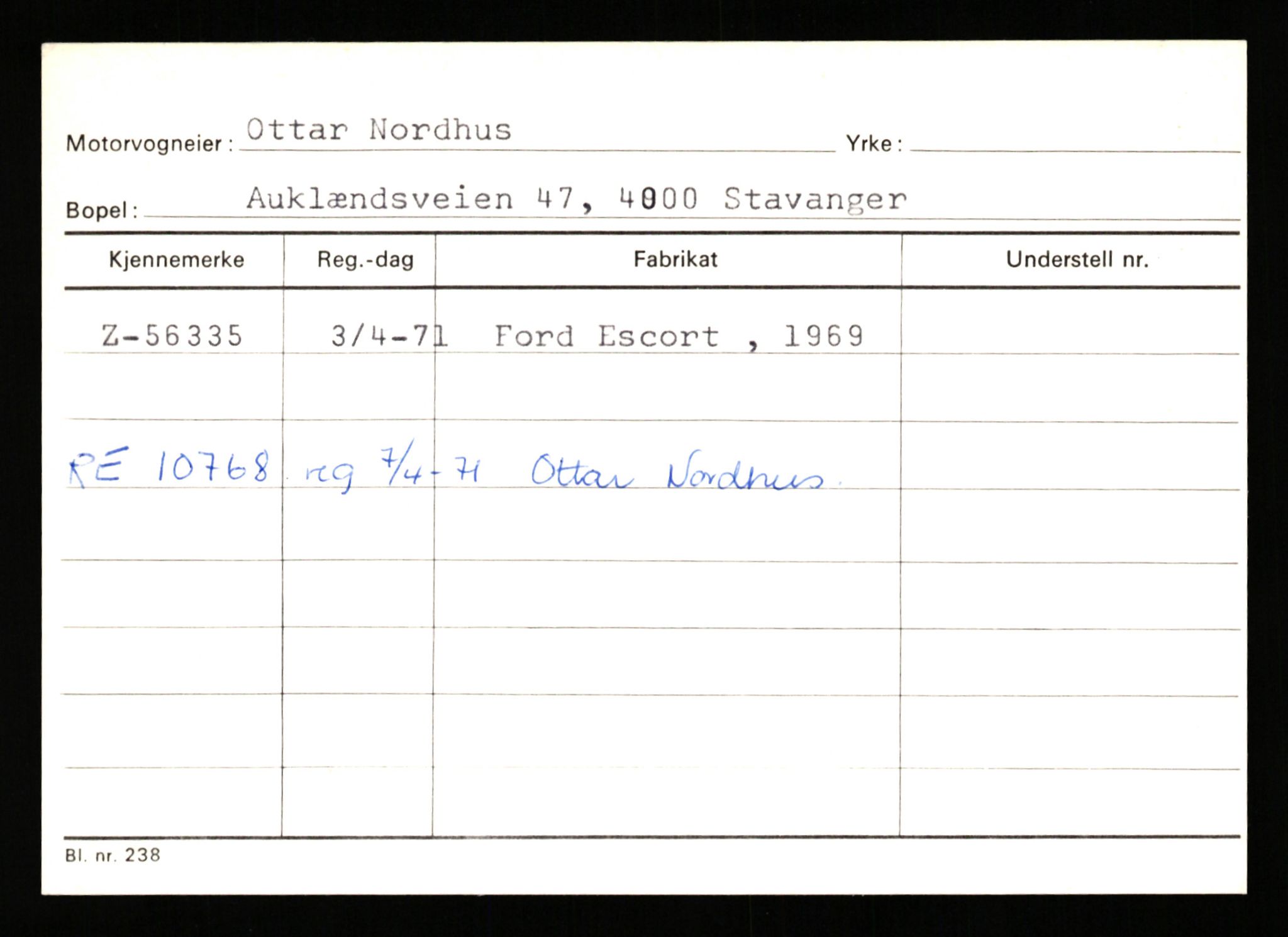 Stavanger trafikkstasjon, SAST/A-101942/0/G/L0007: Registreringsnummer: 49019 - 67460, 1930-1971, p. 1757
