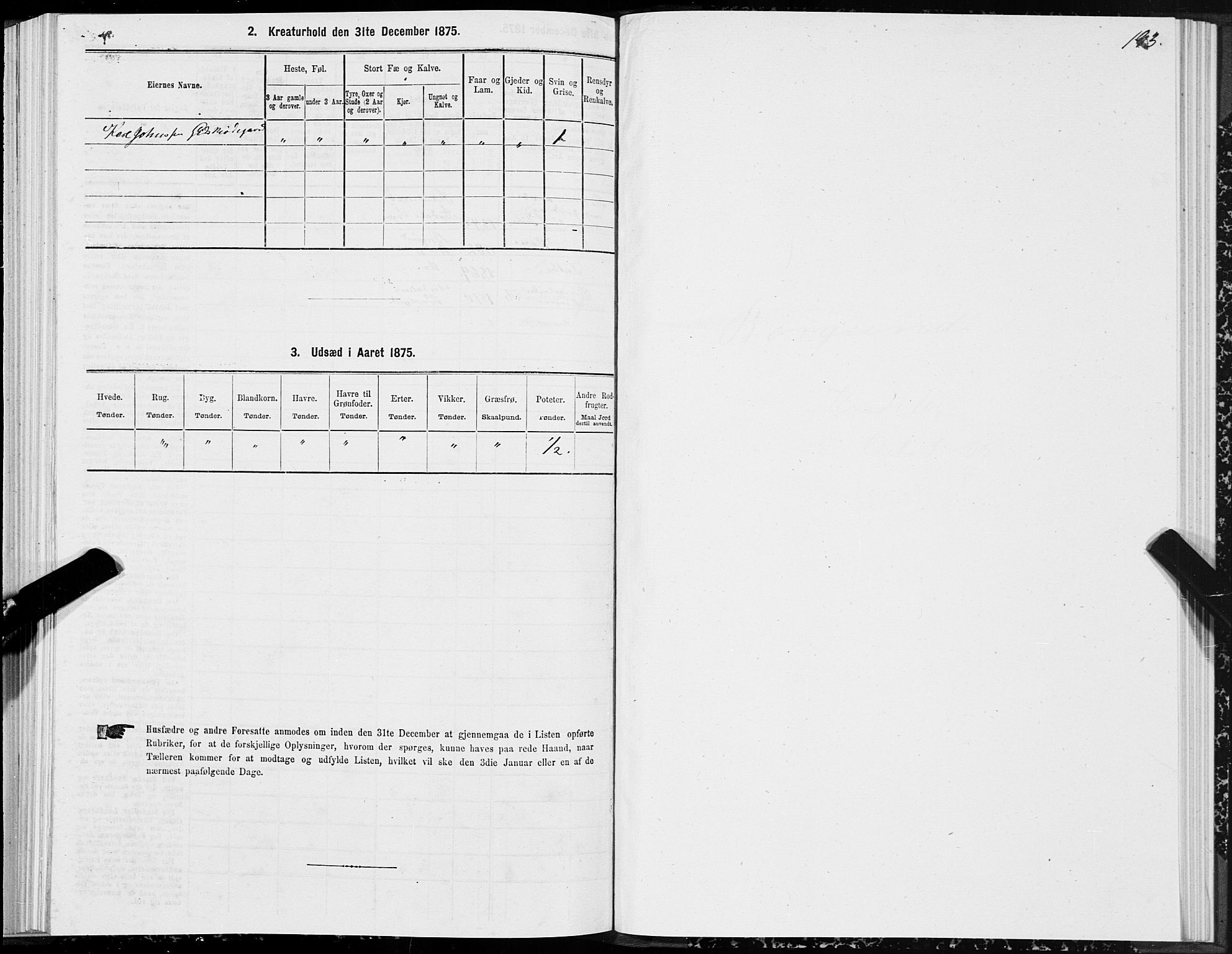 SAT, 1875 census for 1531P Borgund, 1875, p. 5193