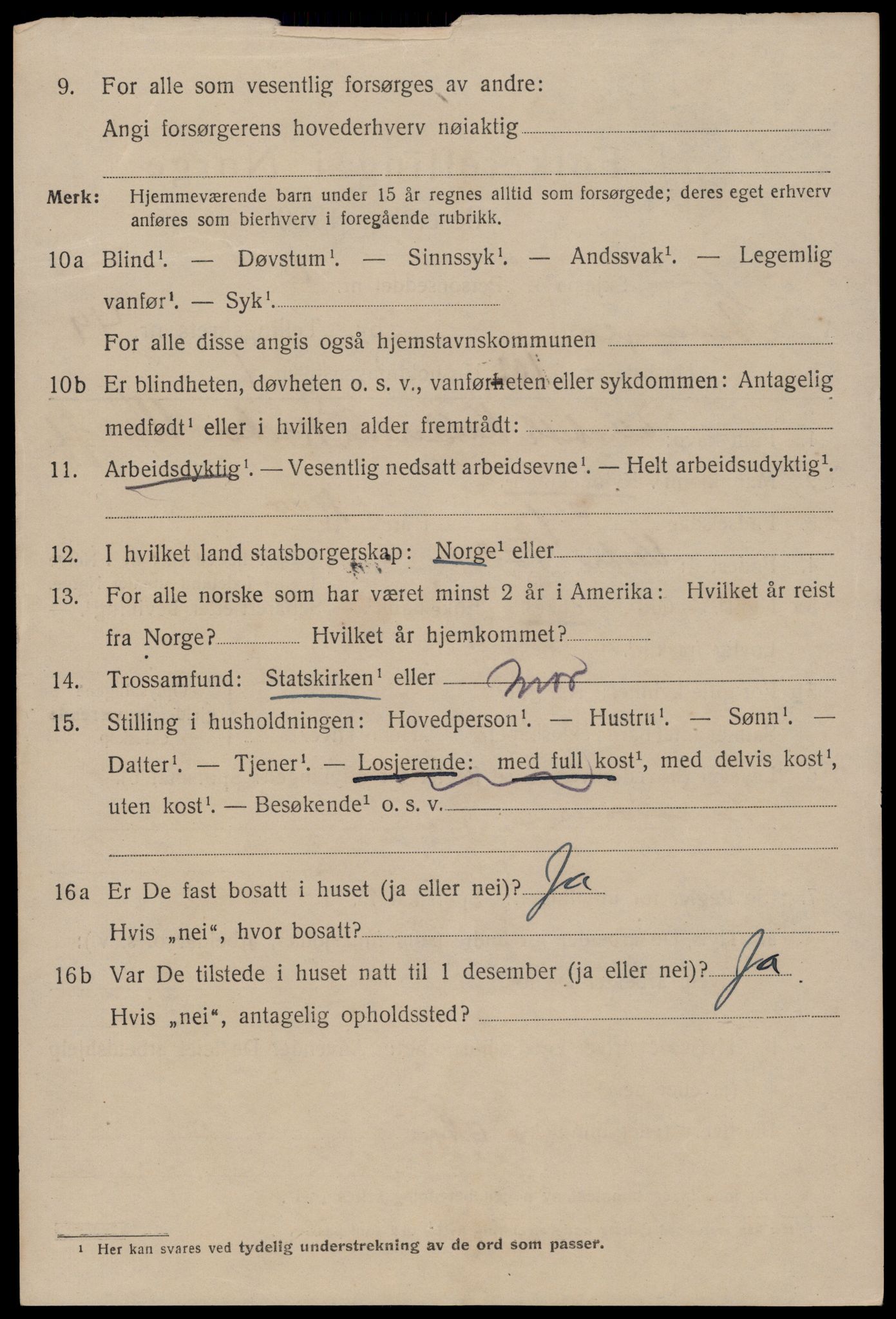 SAST, 1920 census for Stavanger, 1920, p. 119875