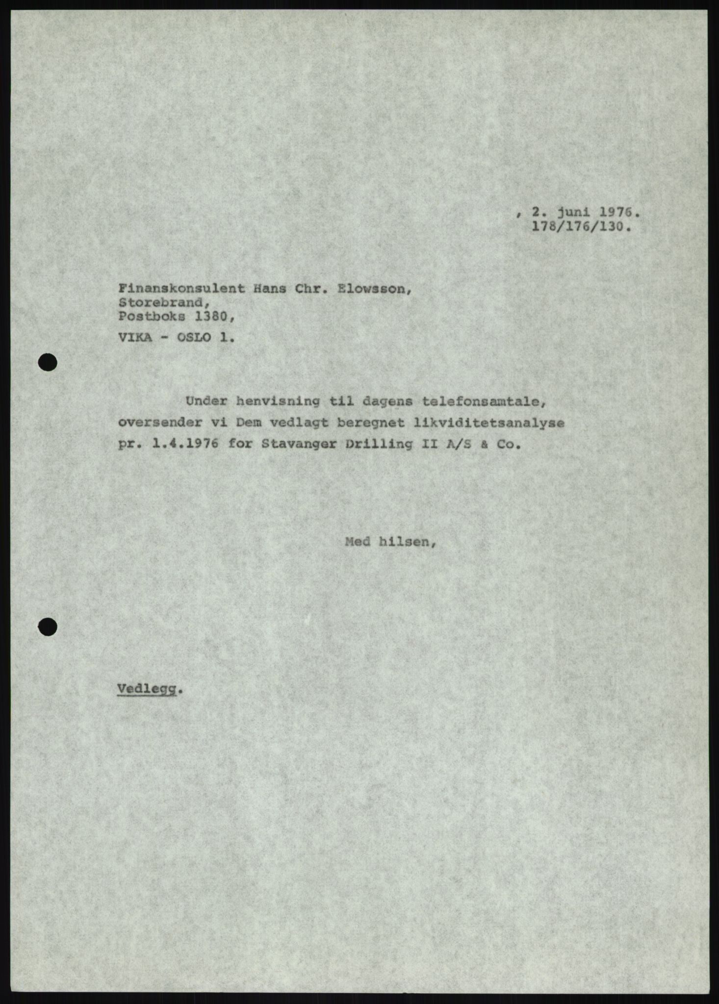 Pa 1503 - Stavanger Drilling AS, AV/SAST-A-101906/D/L0007: Korrespondanse og saksdokumenter, 1974-1981, p. 1215