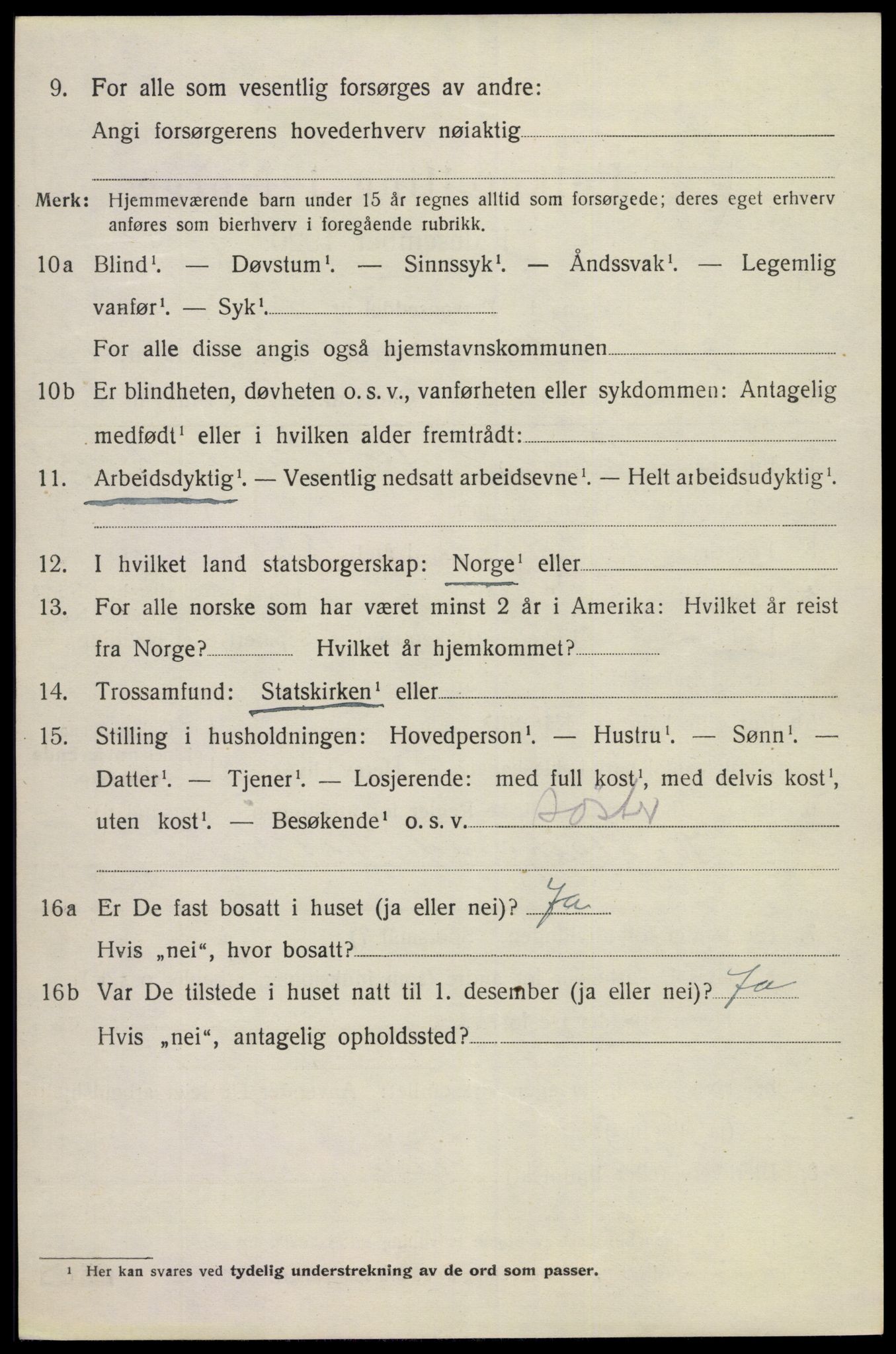 SAKO, 1920 census for Siljan, 1920, p. 2370