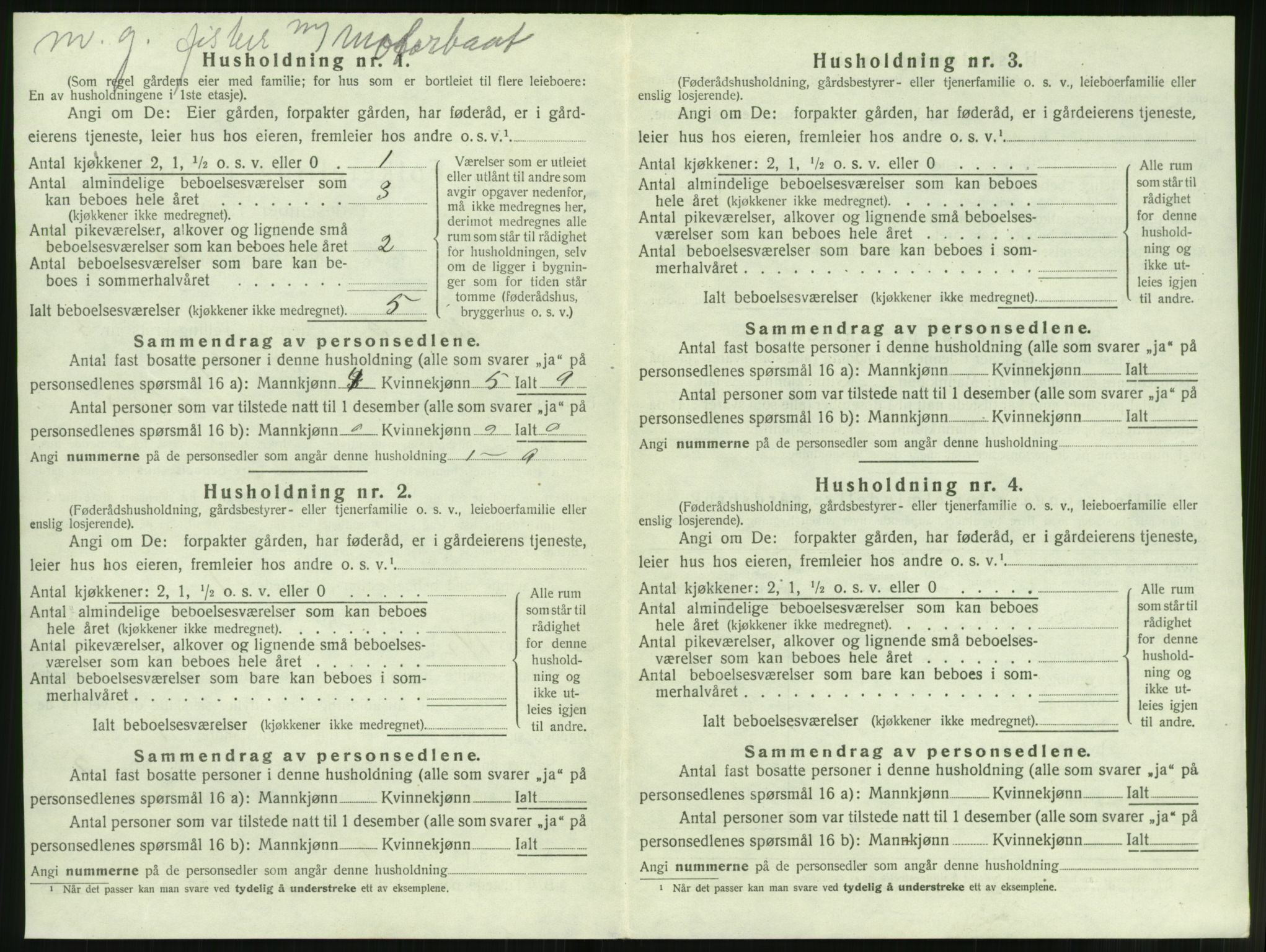 SAT, 1920 census for Herøy (MR), 1920, p. 258