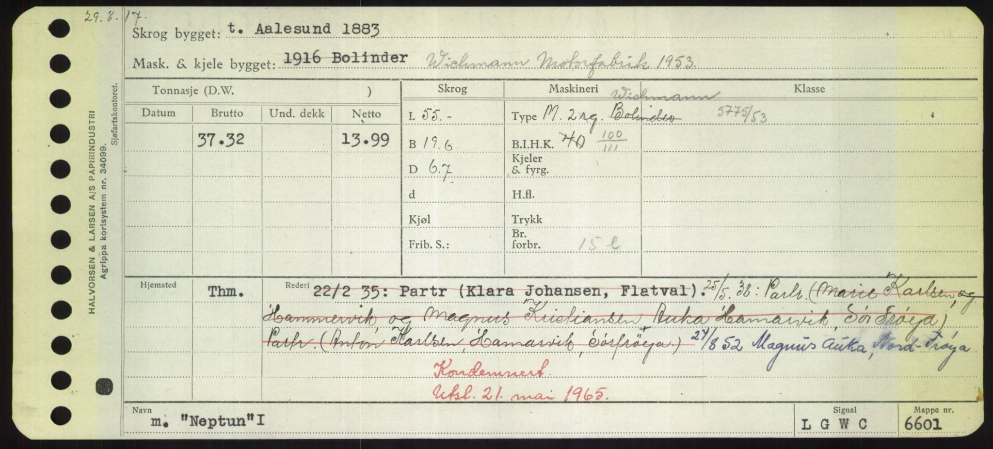 Sjøfartsdirektoratet med forløpere, Skipsmålingen, AV/RA-S-1627/H/Hd/L0026: Fartøy, N-Norhol, p. 113