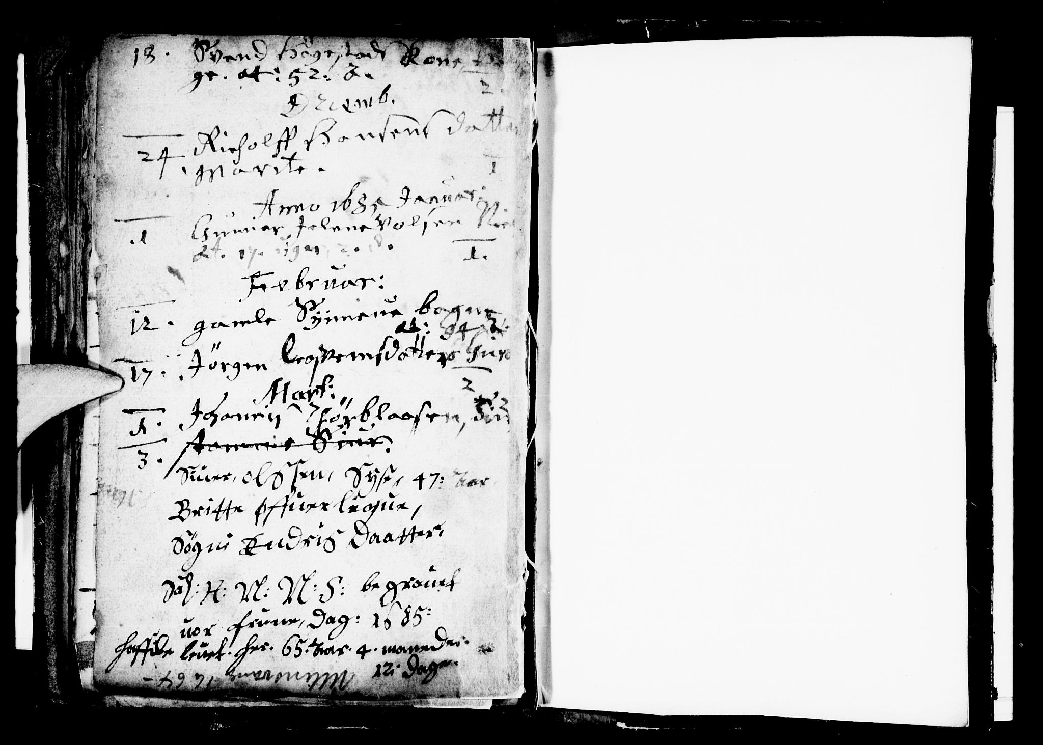 Ulvik sokneprestembete, SAB/A-78801/H/Haa: Parish register (official) no. A 1, 1664-1685, p. 36