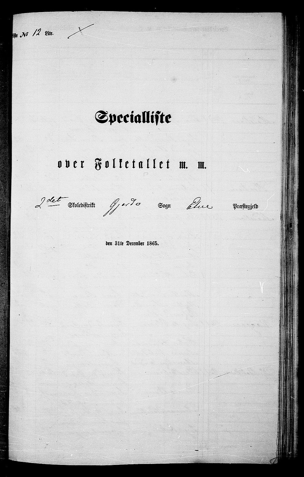 RA, 1865 census for Etne, 1865, p. 135