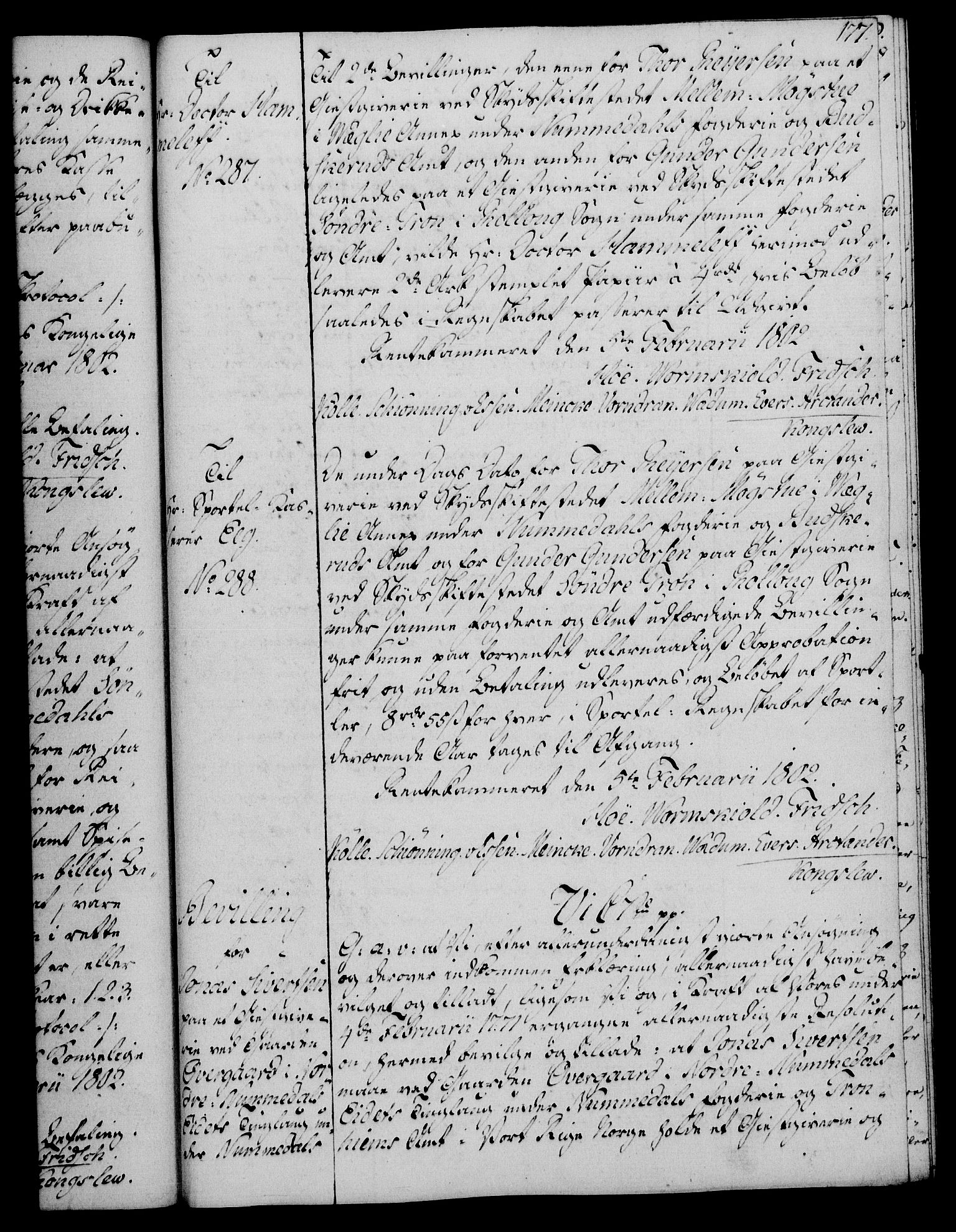 Rentekammeret, Kammerkanselliet, RA/EA-3111/G/Gg/Gga/L0017: Norsk ekspedisjonsprotokoll med register (merket RK 53.17), 1801-1803, p. 177
