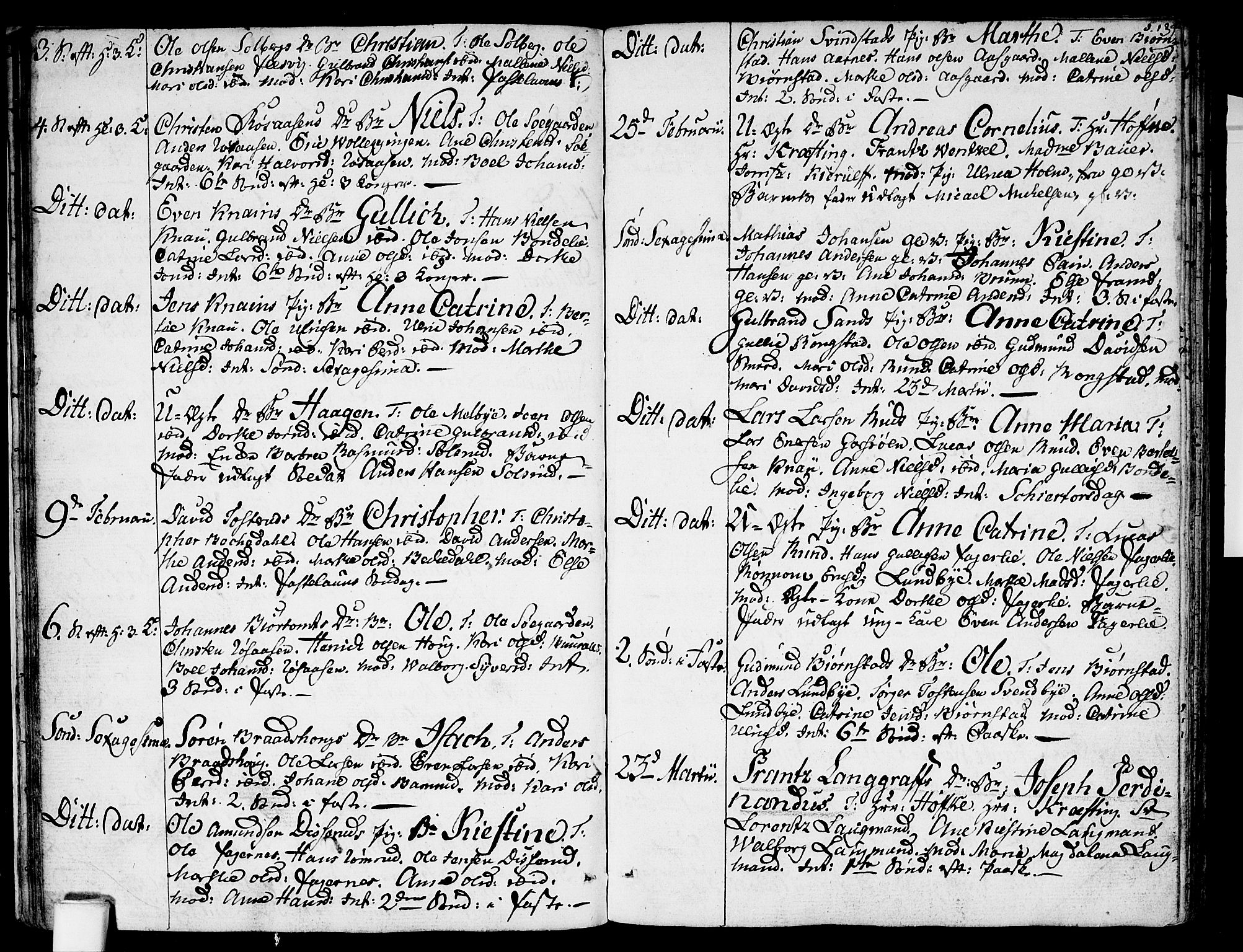 Hurdal prestekontor Kirkebøker, SAO/A-10889/F/Fa/L0001: Parish register (official) no. I 1, 1777-1812, p. 34