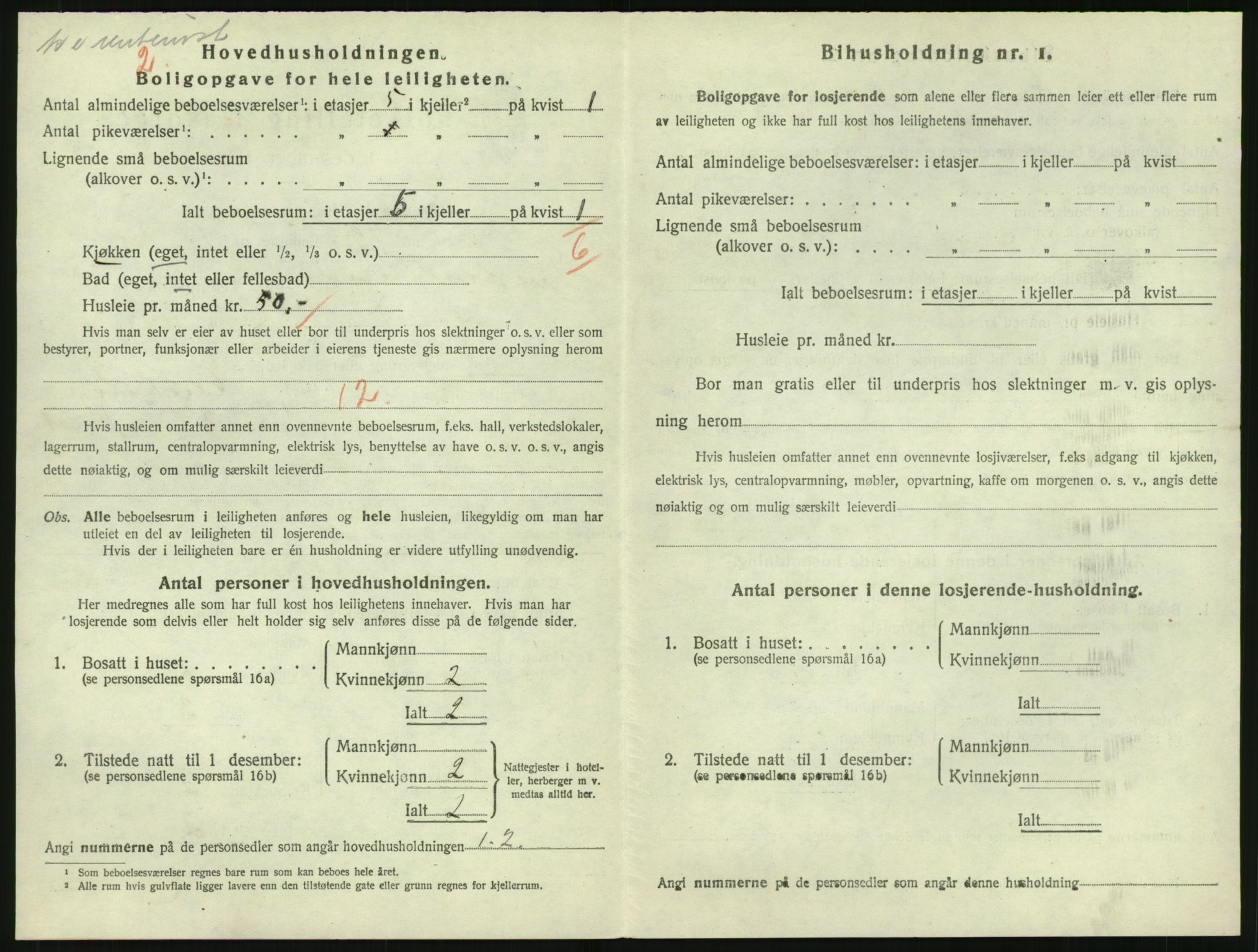 SAK, 1920 census for Tvedestrand, 1920, p. 736