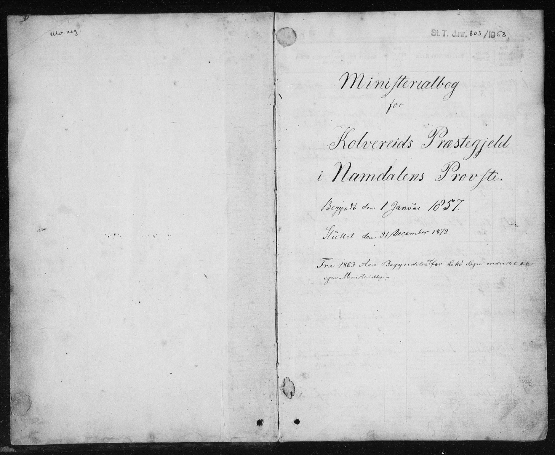 Ministerialprotokoller, klokkerbøker og fødselsregistre - Nord-Trøndelag, SAT/A-1458/780/L0641: Parish register (official) no. 780A06, 1857-1874