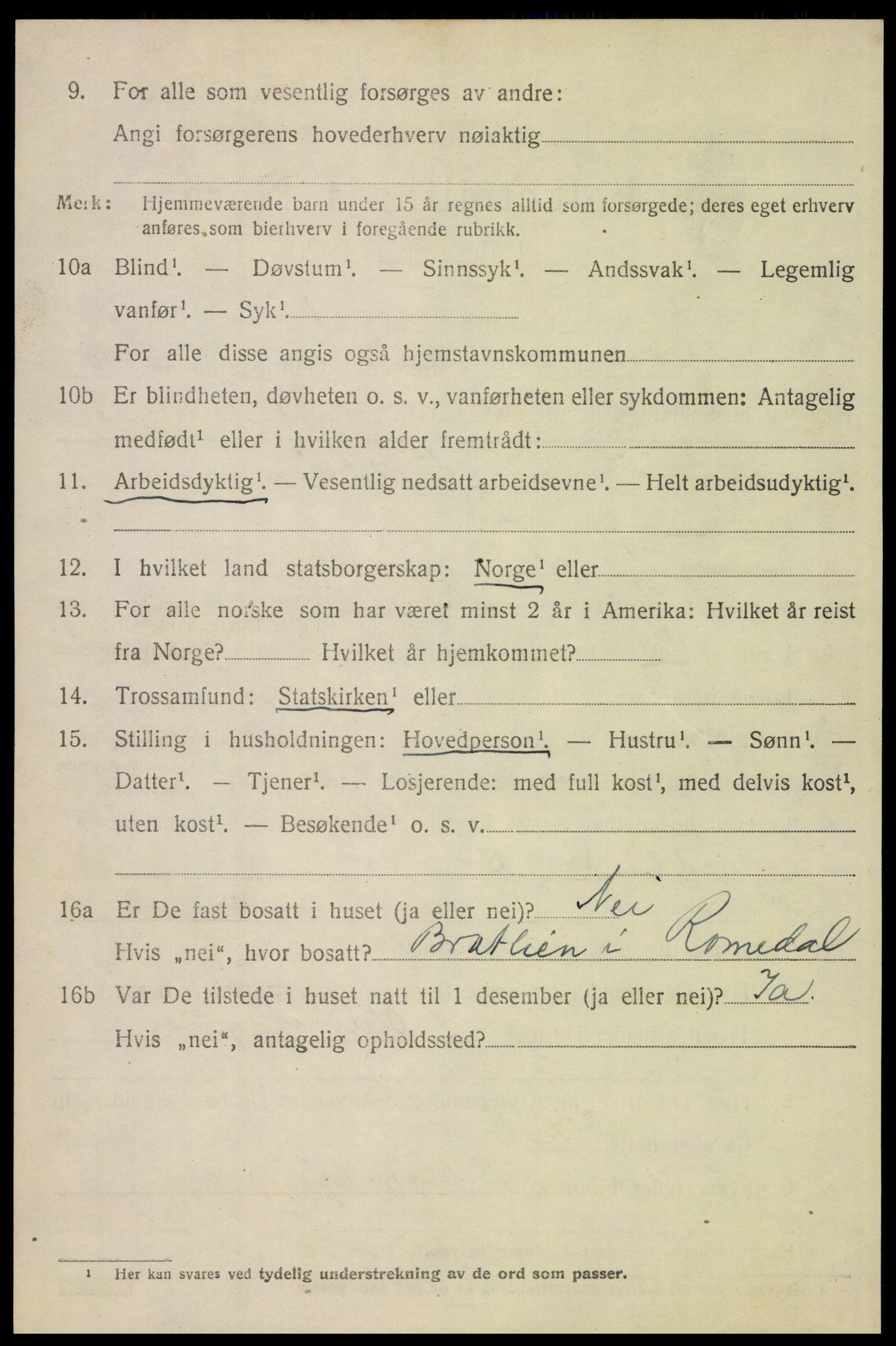SAH, 1920 census for Åmot, 1920, p. 9390