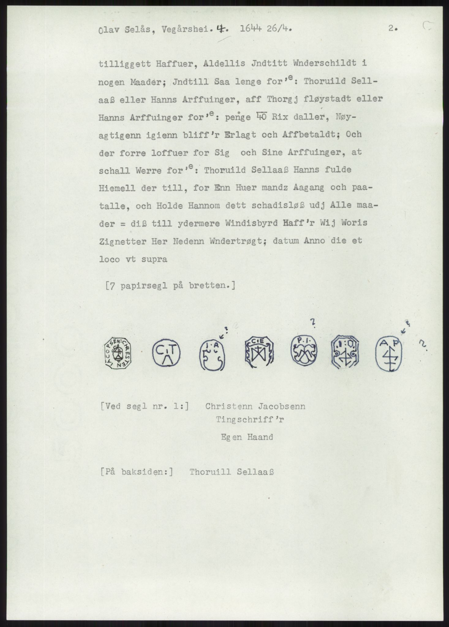 Samlinger til kildeutgivelse, Diplomavskriftsamlingen, AV/RA-EA-4053/H/Ha, p. 1962