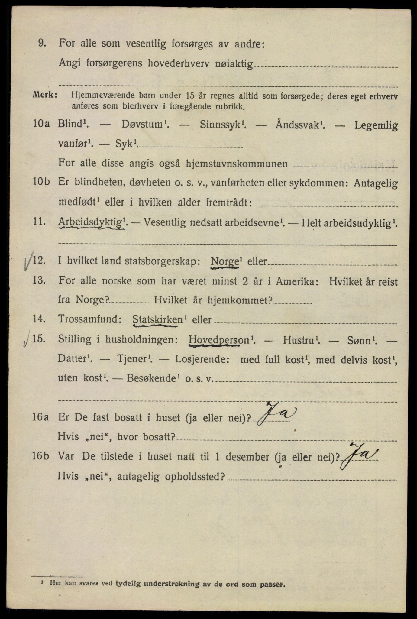 SAO, 1920 census for Kristiania, 1920, p. 253898