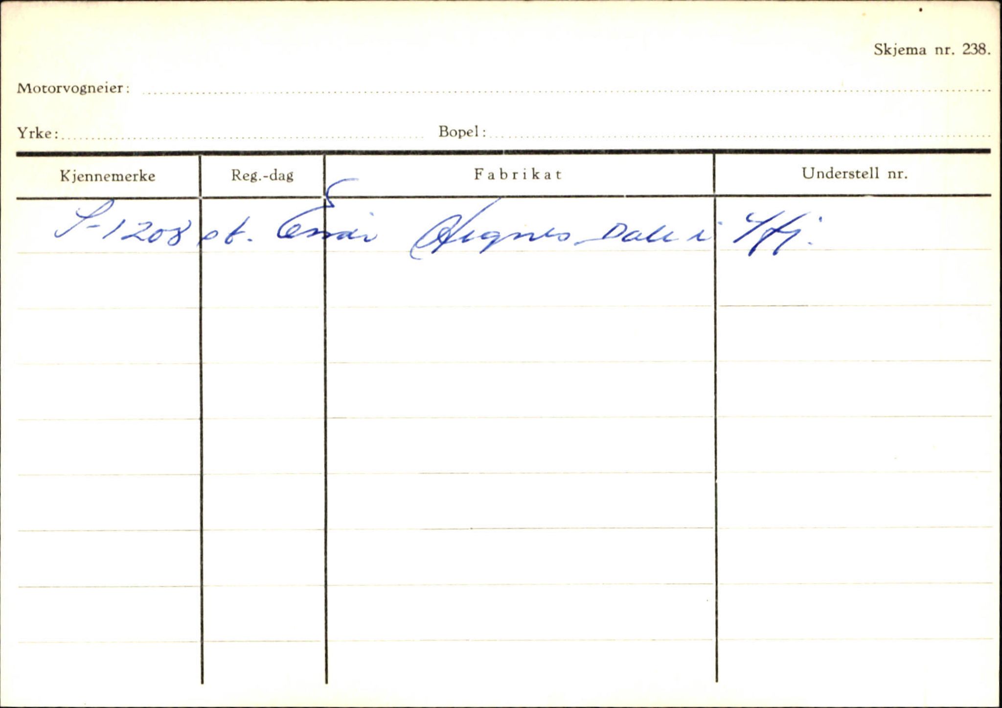 Statens vegvesen, Sogn og Fjordane vegkontor, AV/SAB-A-5301/4/F/L0125: Eigarregister Sogndal V-Å. Aurland A-Å. Fjaler A-N, 1945-1975, p. 1892