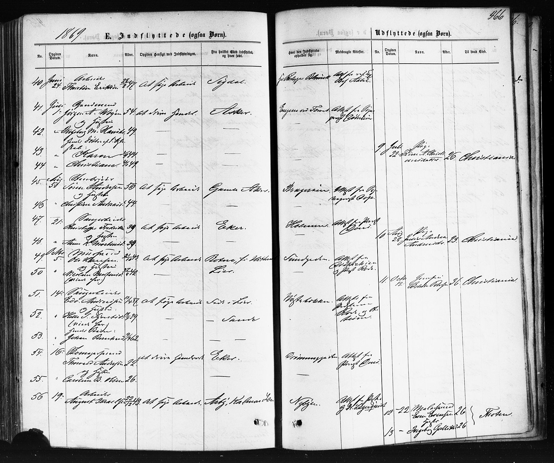 Bragernes kirkebøker, AV/SAKO-A-6/F/Fb/L0004: Parish register (official) no. II 4, 1869-1875, p. 466