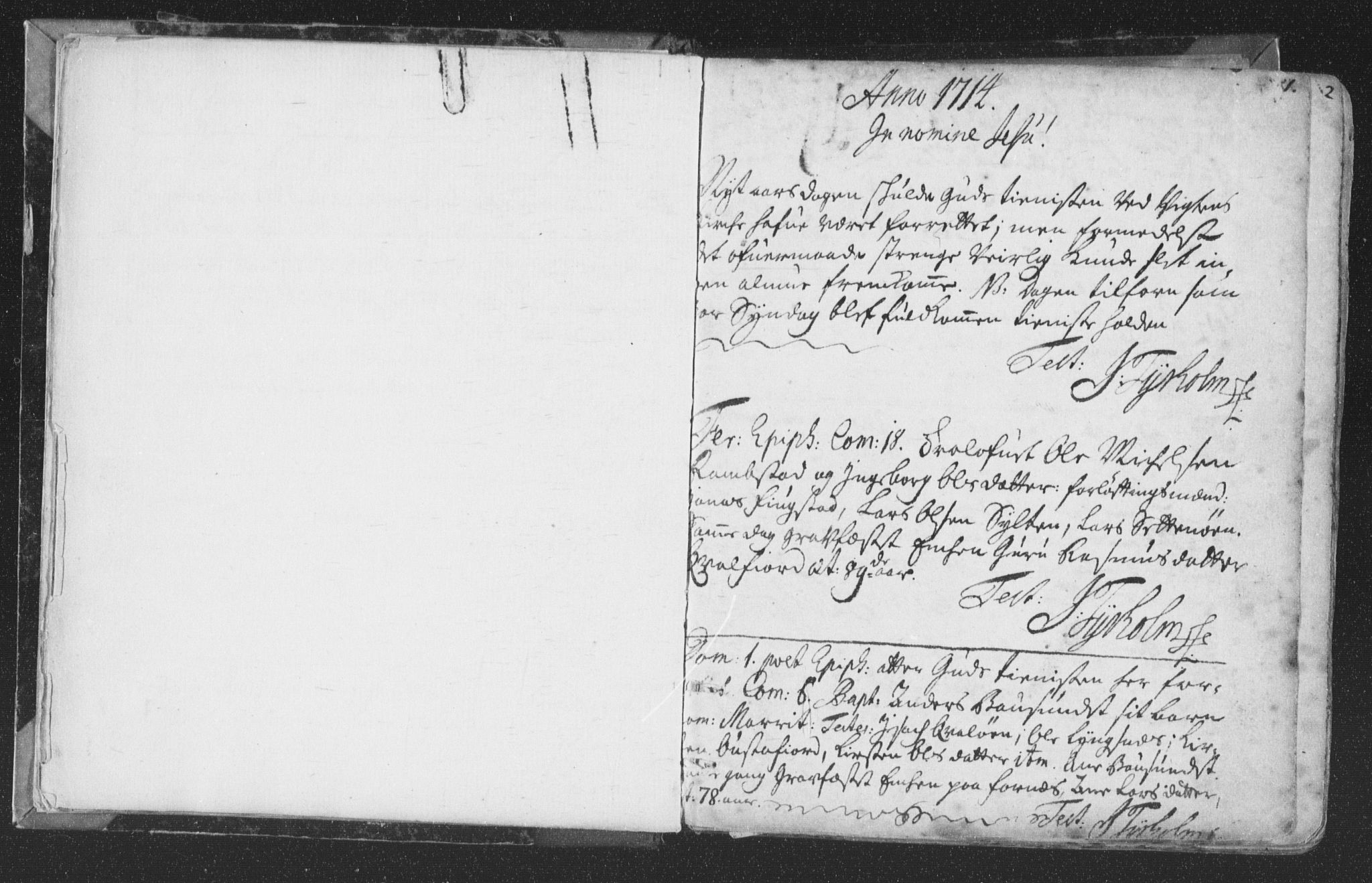 Ministerialprotokoller, klokkerbøker og fødselsregistre - Nord-Trøndelag, SAT/A-1458/786/L0685: Parish register (official) no. 786A01, 1710-1798, p. 1