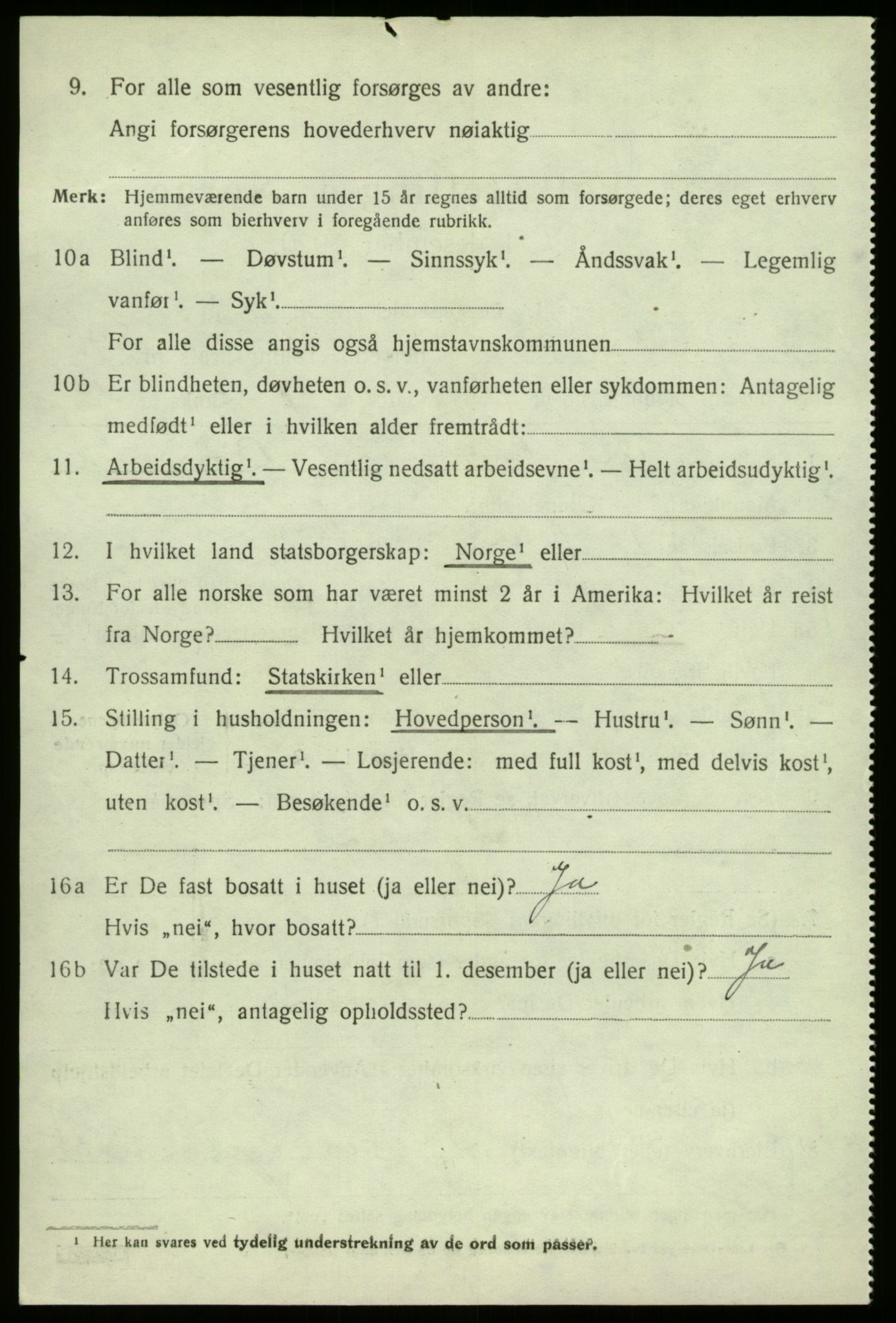 SAB, 1920 census for Sogndal, 1920, p. 4220