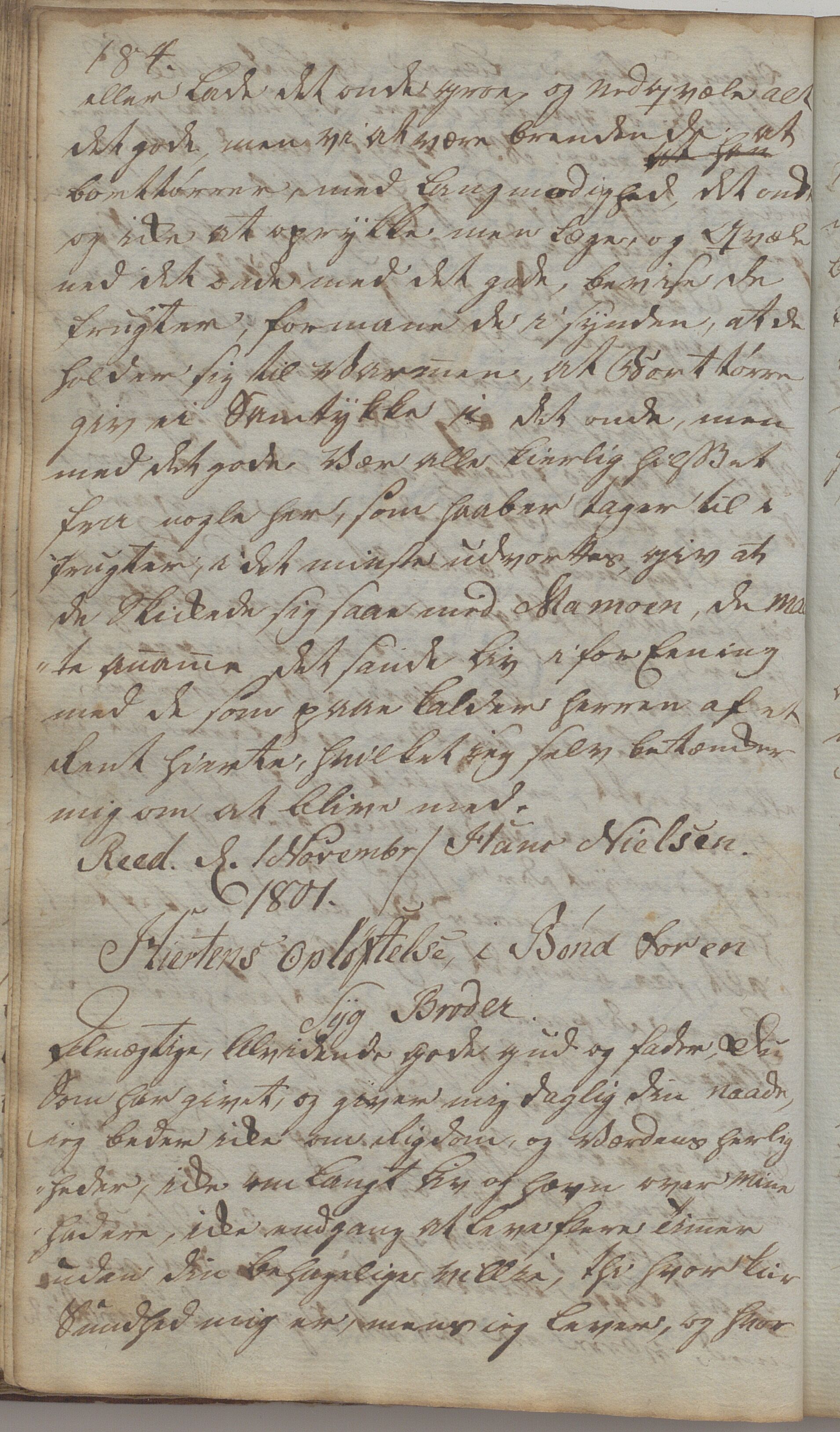Heggtveitsamlingen, TMF/A-1007/H/L0047/0007: Kopibøker, brev etc.  / "Kopsland", 1800-1850, p. 184