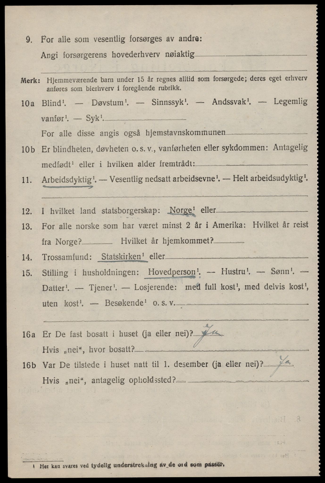 SAST, 1920 census for Hjelmeland, 1920, p. 1798