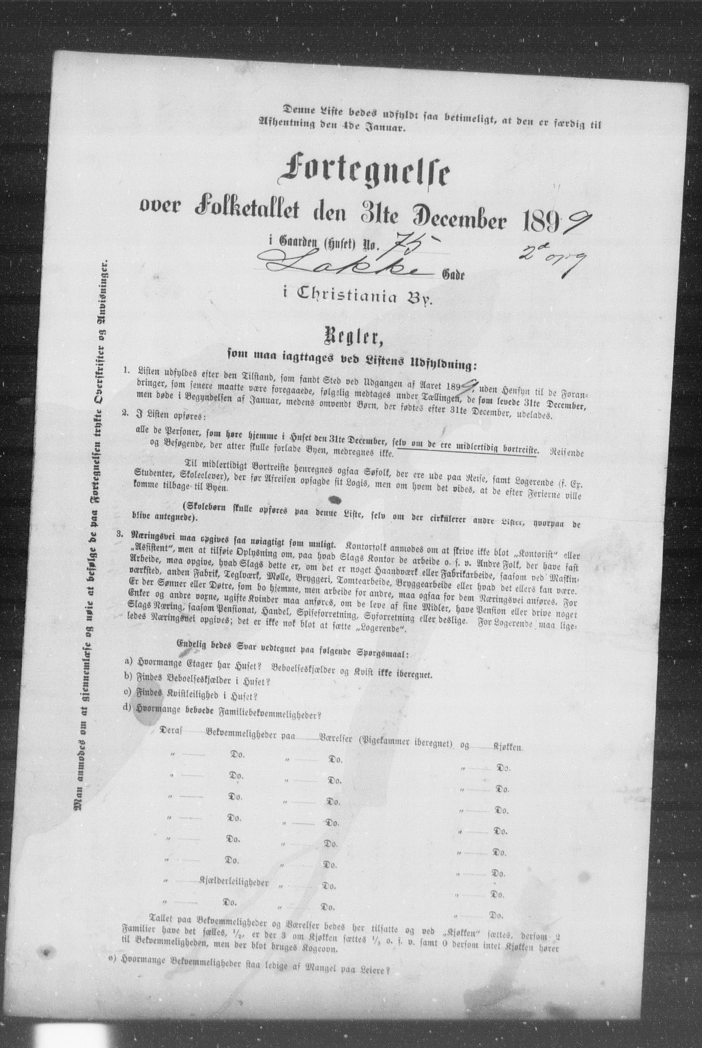 OBA, Municipal Census 1899 for Kristiania, 1899, p. 7356