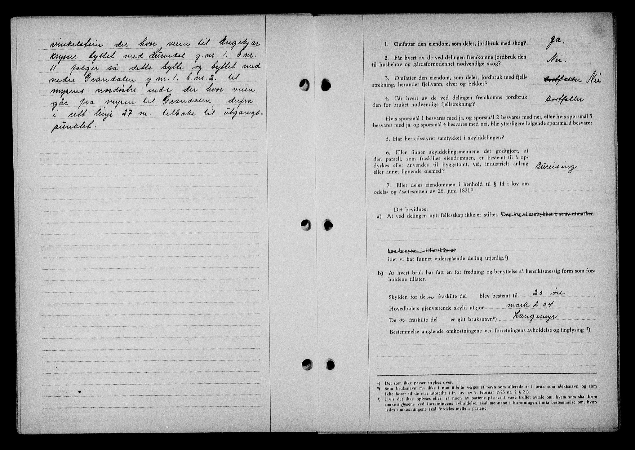 Nedenes sorenskriveri, AV/SAK-1221-0006/G/Gb/Gba/L0049: Mortgage book no. A-III, 1941-1942, Diary no: : 1211/1941