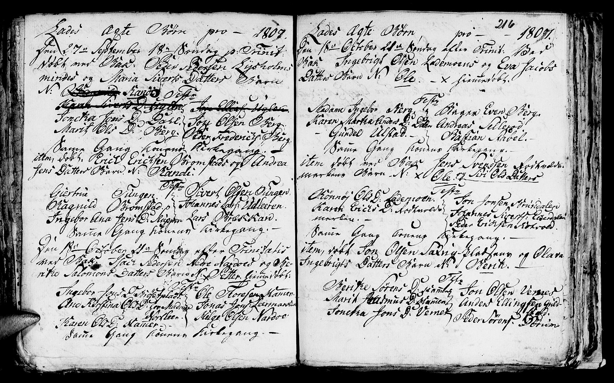 Ministerialprotokoller, klokkerbøker og fødselsregistre - Sør-Trøndelag, SAT/A-1456/606/L0305: Parish register (copy) no. 606C01, 1757-1819, p. 216