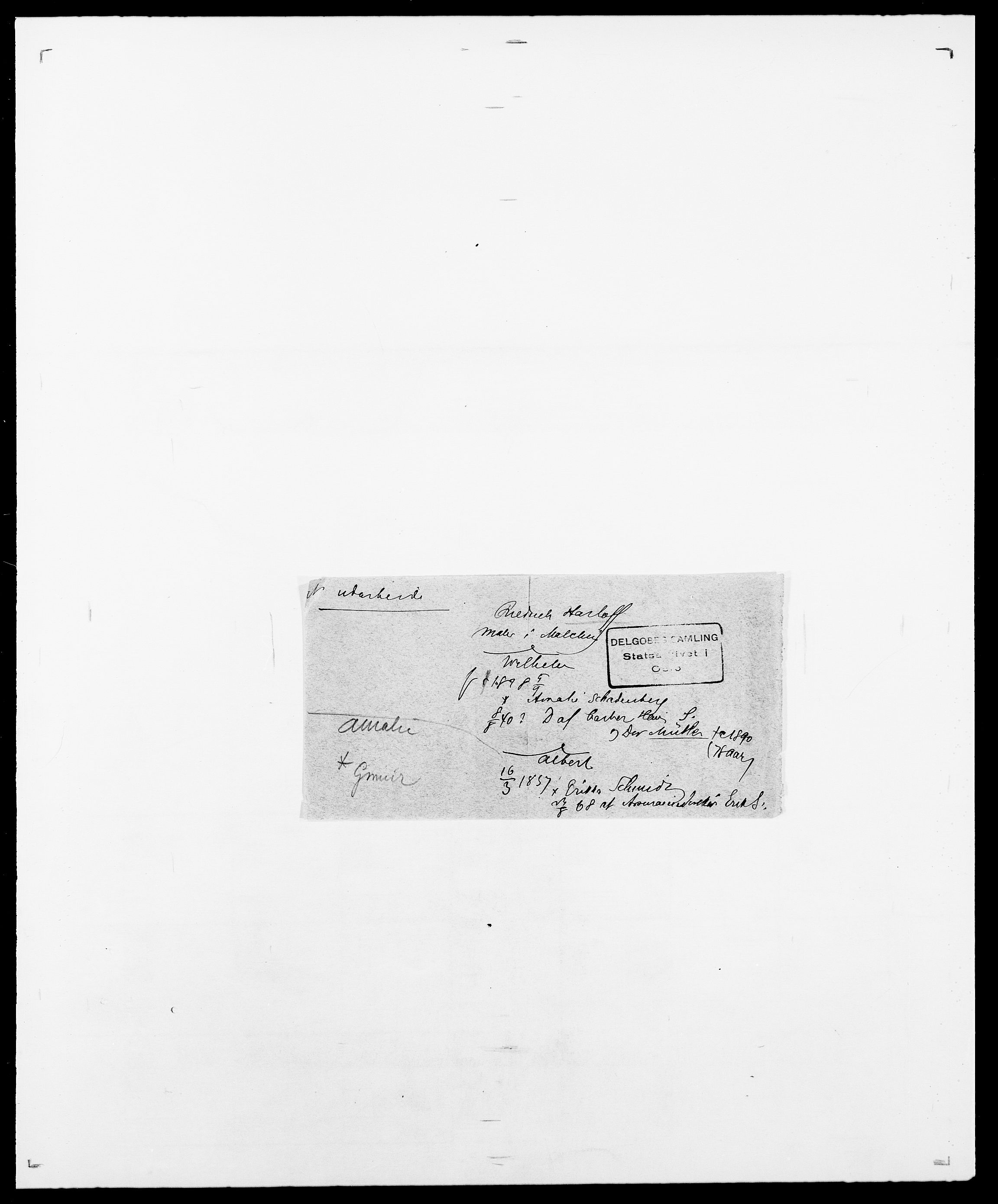 Delgobe, Charles Antoine - samling, SAO/PAO-0038/D/Da/L0016: Hamborg - Hektoen, p. 431