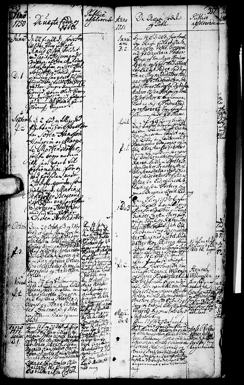 Aurskog prestekontor Kirkebøker, SAO/A-10304a/F/Fa/L0002: Parish register (official) no. I 2, 1735-1766, p. 357