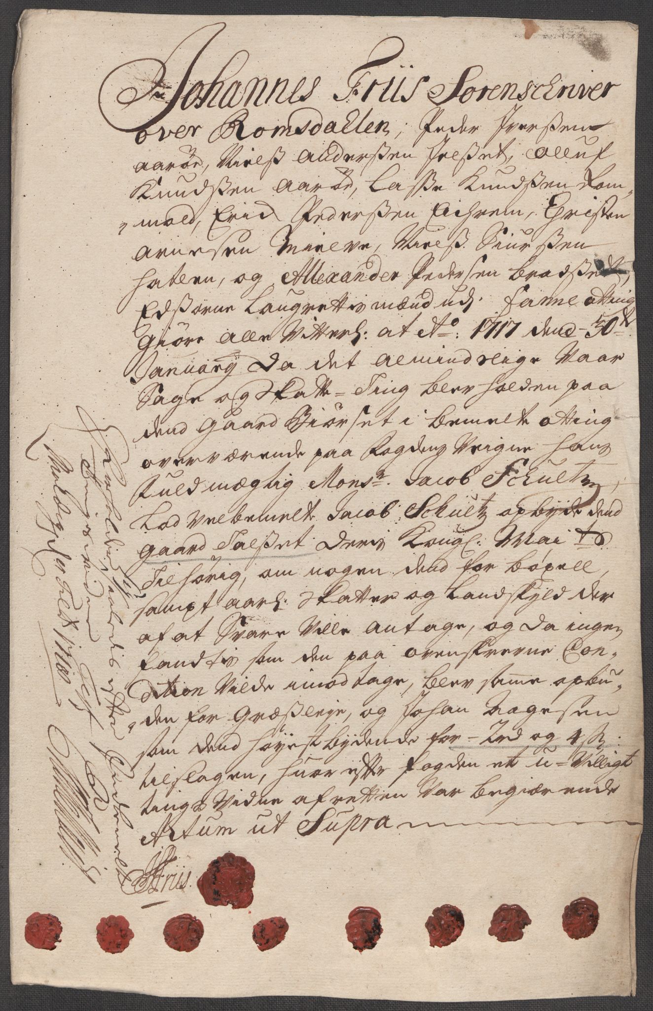 Rentekammeret inntil 1814, Reviderte regnskaper, Fogderegnskap, RA/EA-4092/R55/L3664: Fogderegnskap Romsdal, 1717, p. 165