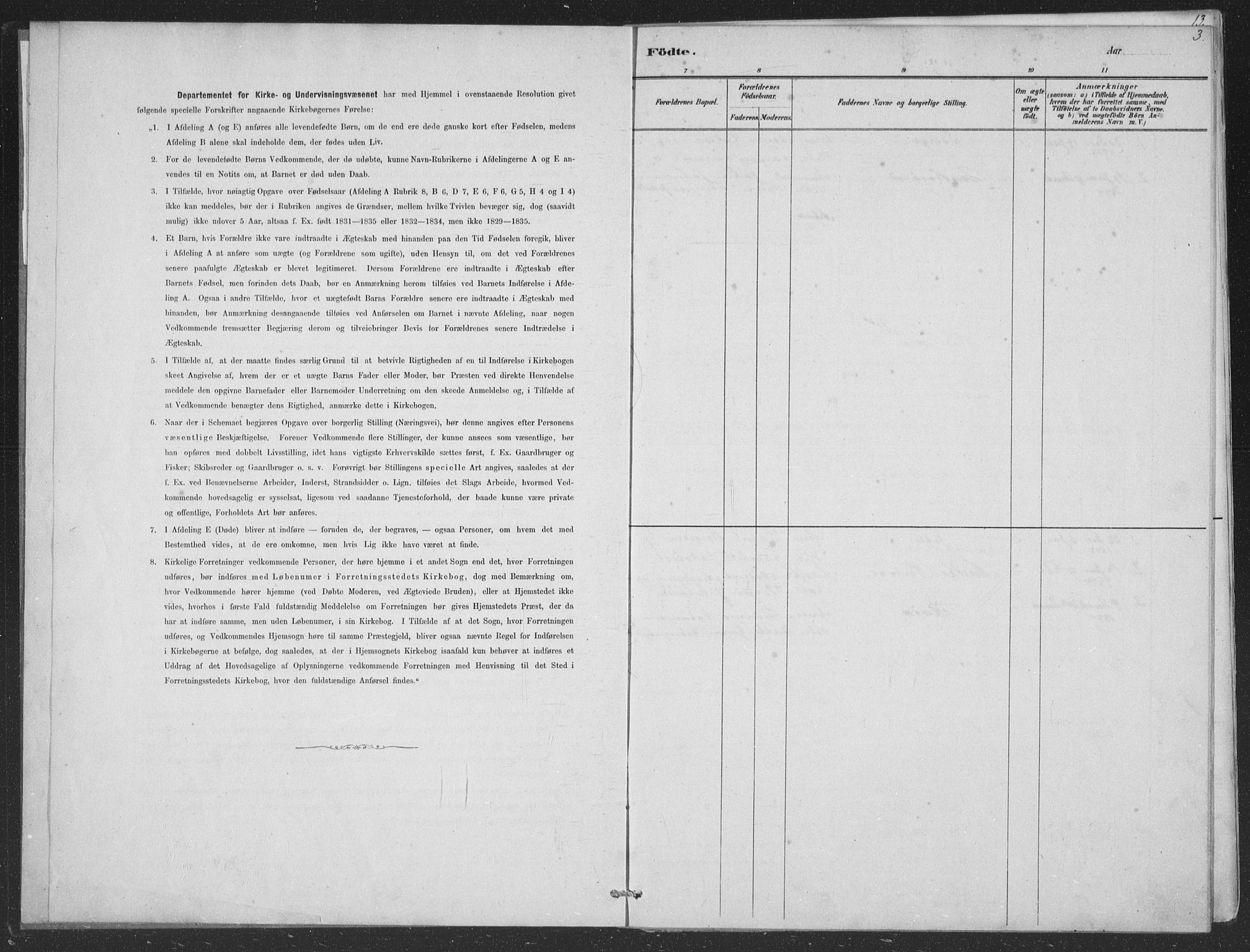 Finnøy sokneprestkontor, AV/SAST-A-101825/H/Ha/Hab/L0004: Parish register (copy) no. B 4, 1879-1892, p. 3