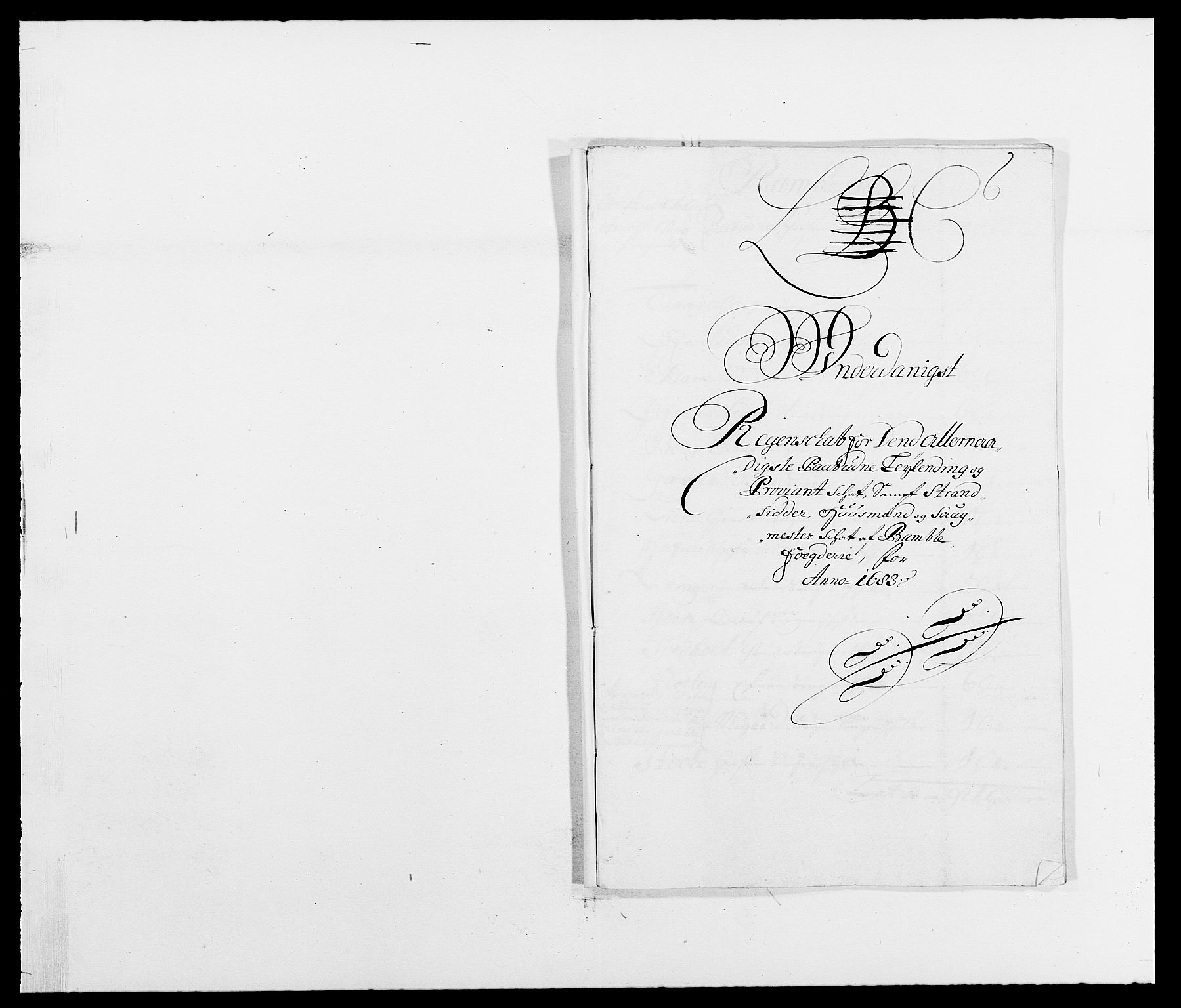 Rentekammeret inntil 1814, Reviderte regnskaper, Fogderegnskap, AV/RA-EA-4092/R34/L2046: Fogderegnskap Bamble, 1682-1683, p. 282