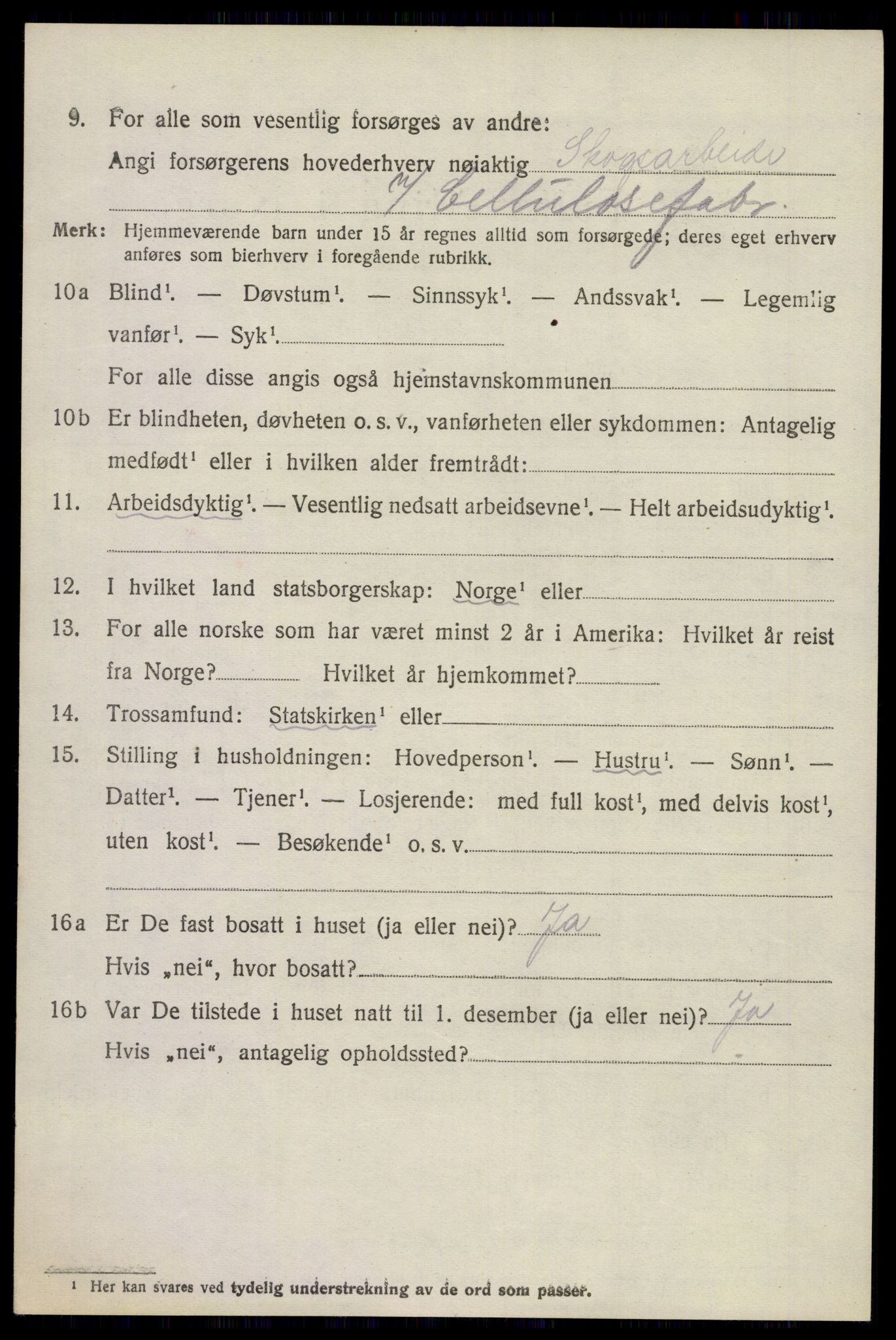 SAKO, 1920 census for Hof, 1920, p. 912