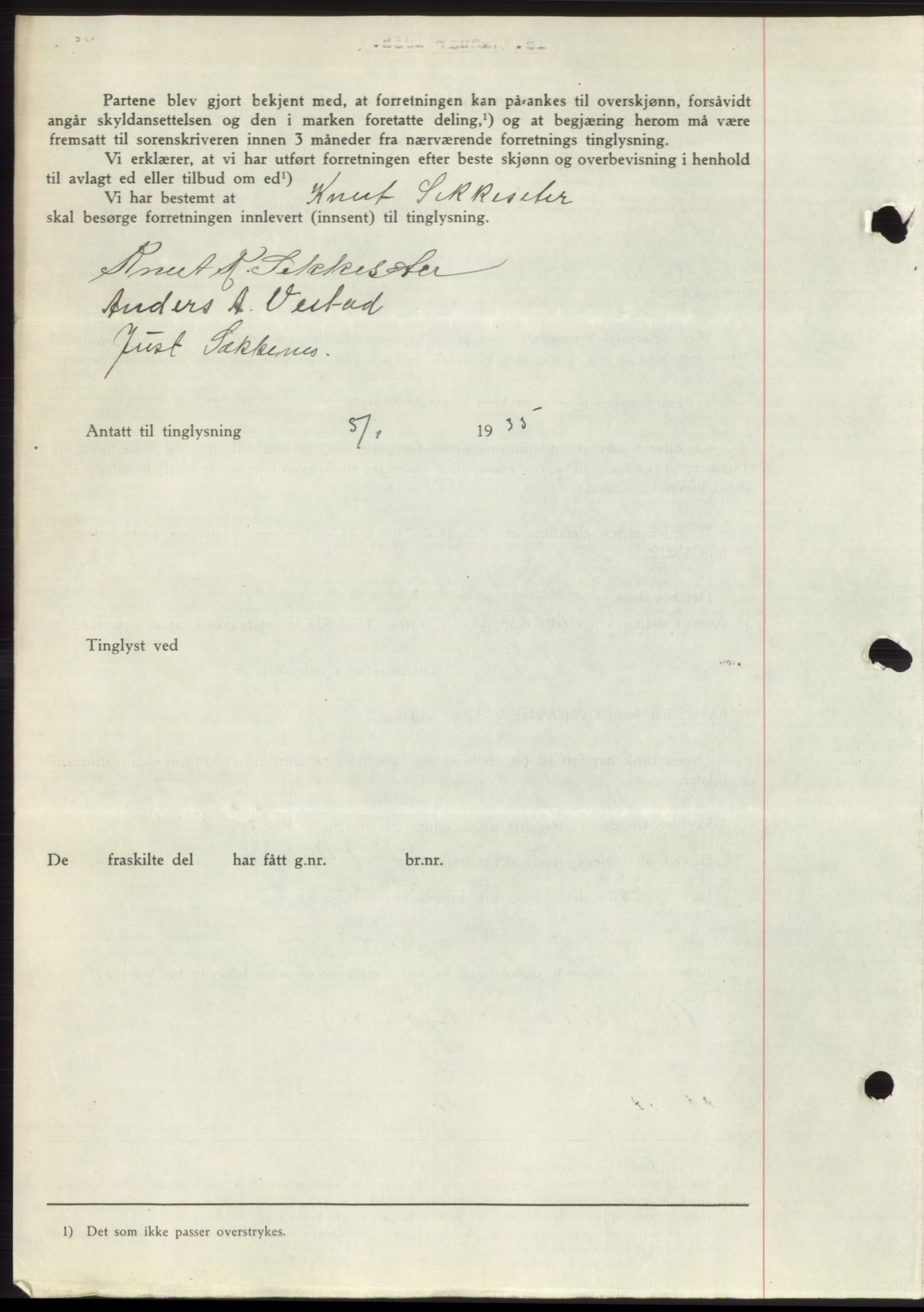 Romsdal sorenskriveri, AV/SAT-A-4149/1/2/2C/L0066: Mortgage book no. 60, 1934-1935, Deed date: 15.01.1935