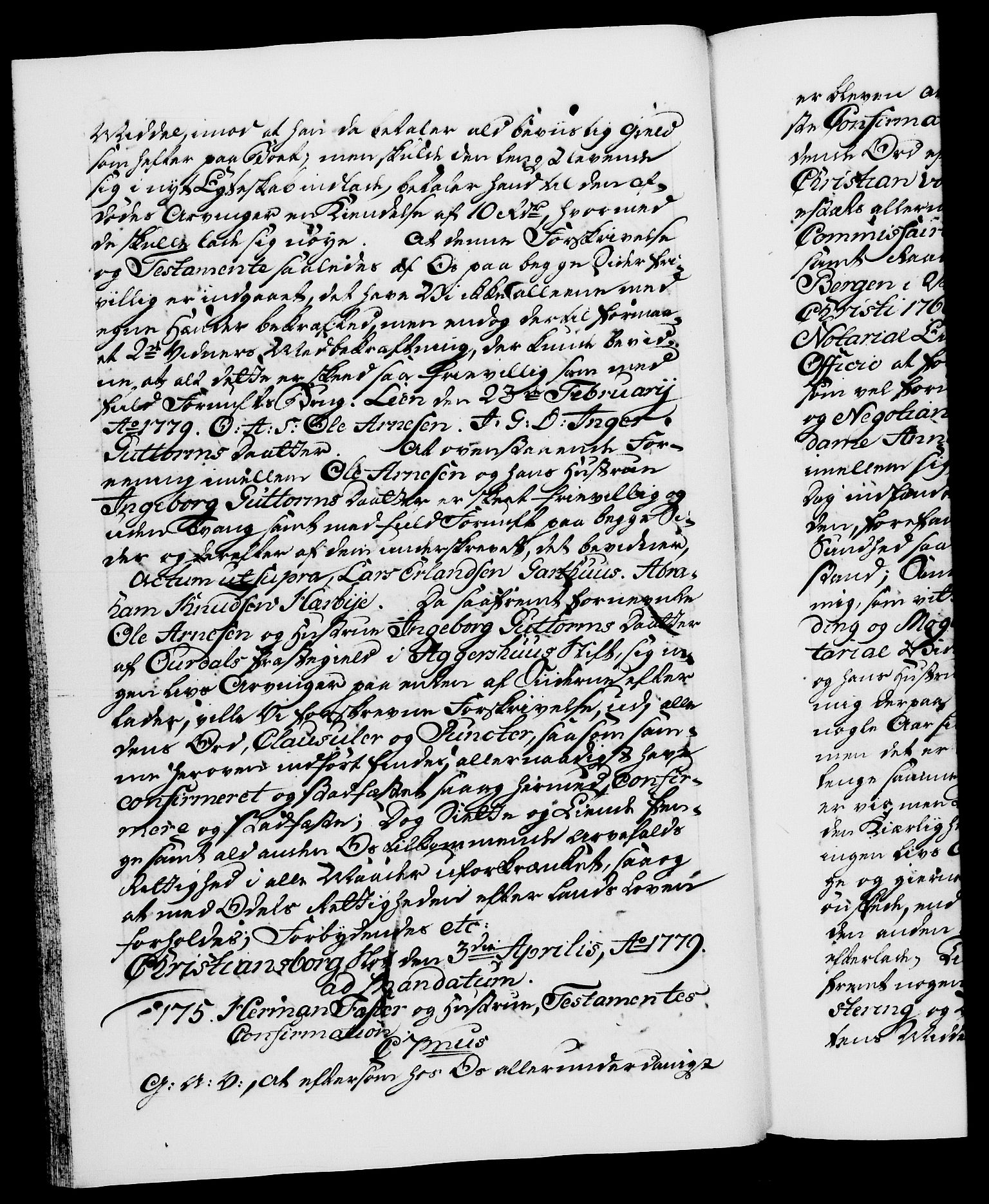 Danske Kanselli 1572-1799, RA/EA-3023/F/Fc/Fca/Fcaa/L0048: Norske registre, 1779-1781, p. 56b