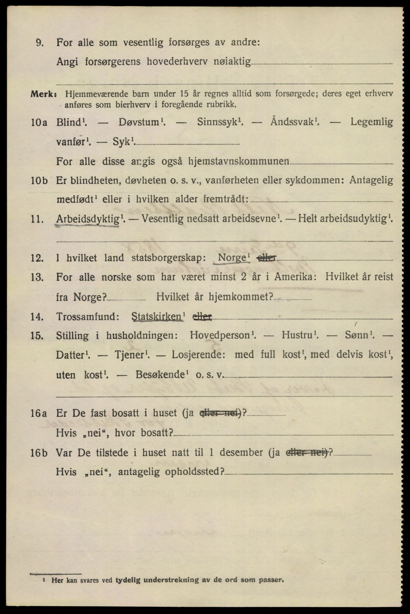 SAKO, 1920 census for Porsgrunn, 1920, p. 18926