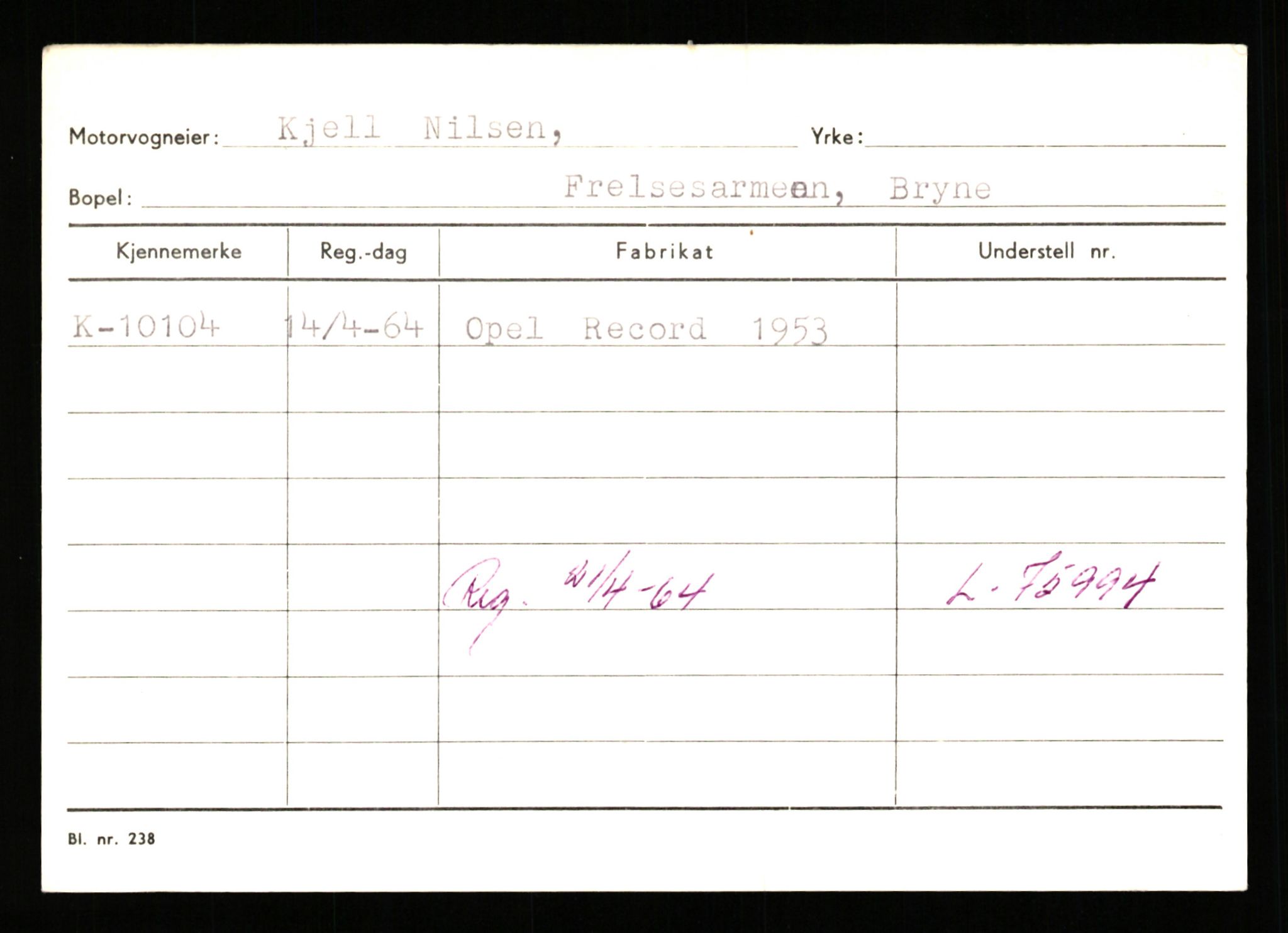 Stavanger trafikkstasjon, SAST/A-101942/0/G/L0002: Registreringsnummer: 5791 - 10405, 1930-1971, p. 2904