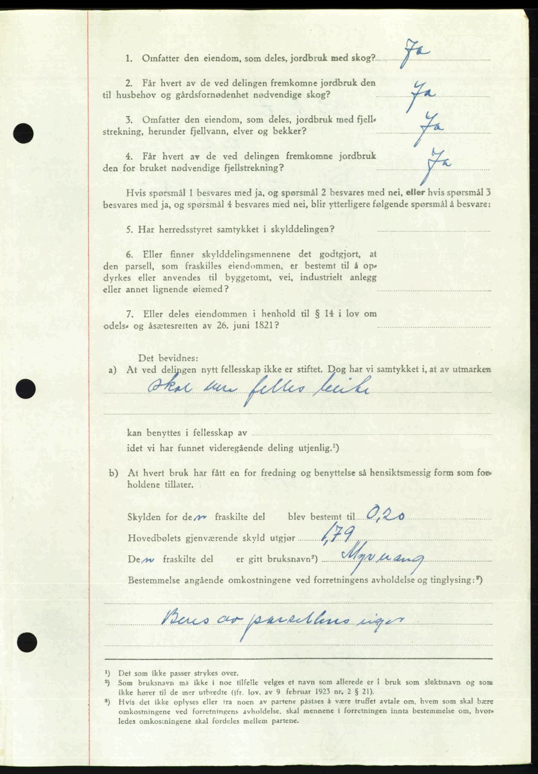 Romsdal sorenskriveri, AV/SAT-A-4149/1/2/2C: Mortgage book no. A31, 1949-1949, Diary no: : 2761/1949