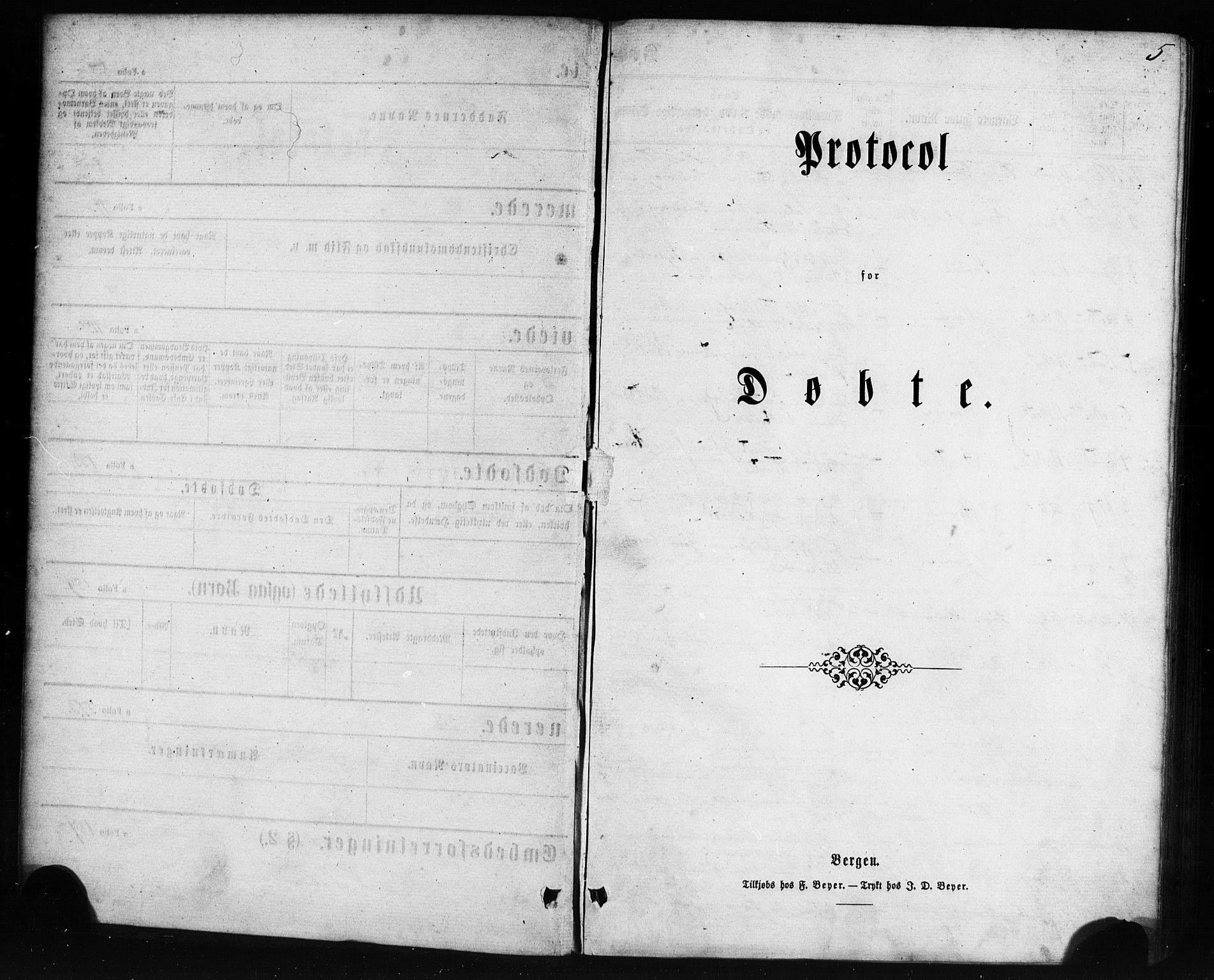 Sveio Sokneprestembete, SAB/A-78501/H/Haa: Parish register (official) no. C 1, 1862-1880, p. 5
