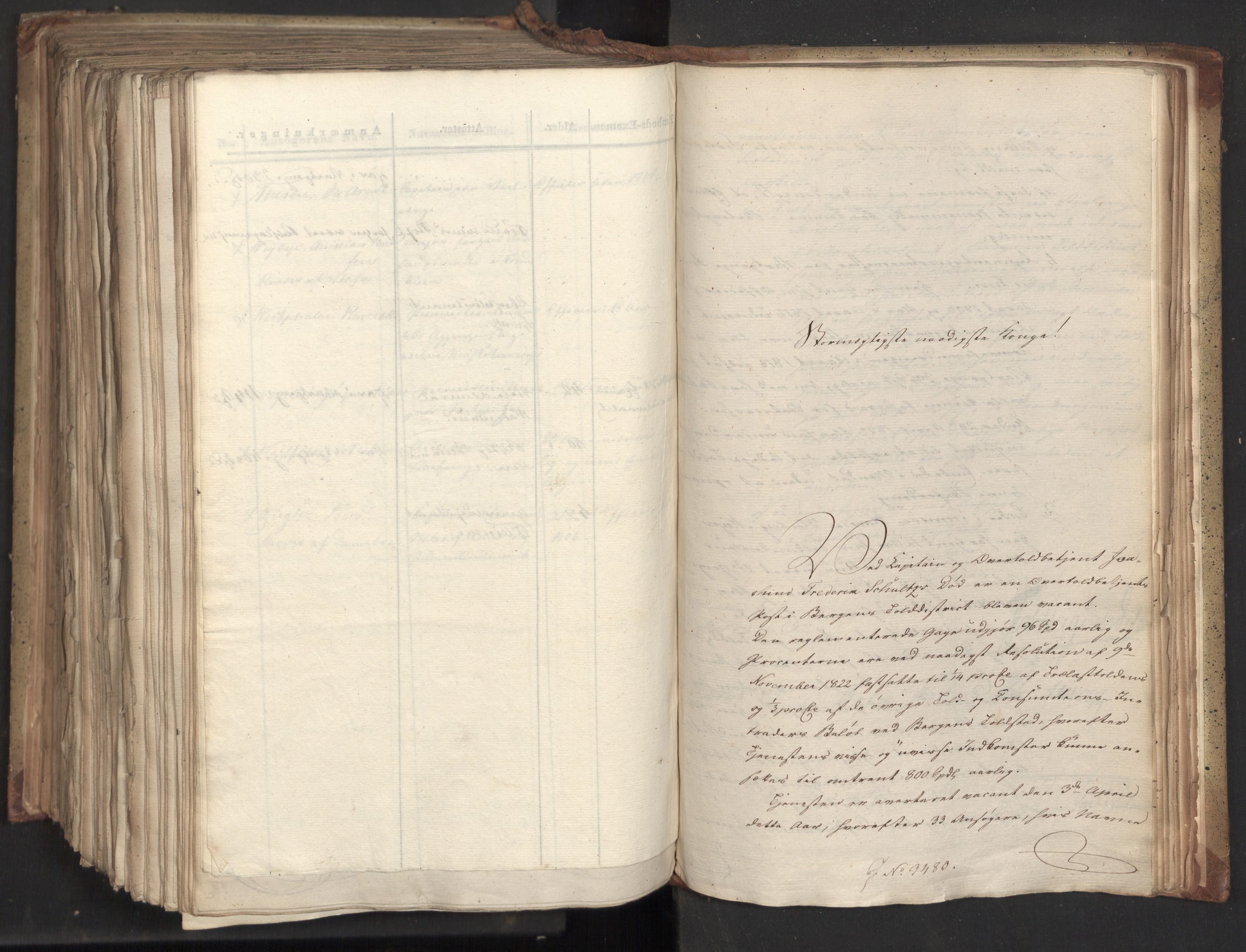 Statsrådsavdelingen i Stockholm, AV/RA-S-1003/D/Da/L0046: Regjeringsinnstillinger nr. 3308-3500, 1826, p. 481