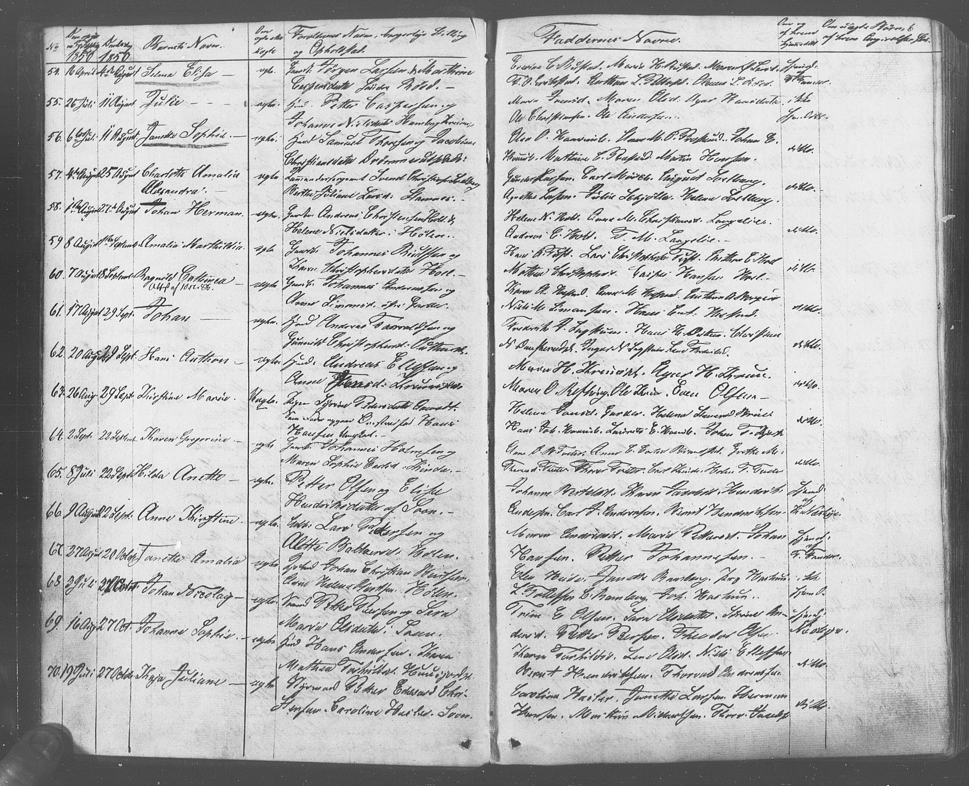 Vestby prestekontor Kirkebøker, SAO/A-10893/F/Fa/L0007: Parish register (official) no. I 7, 1850-1862, p. 6